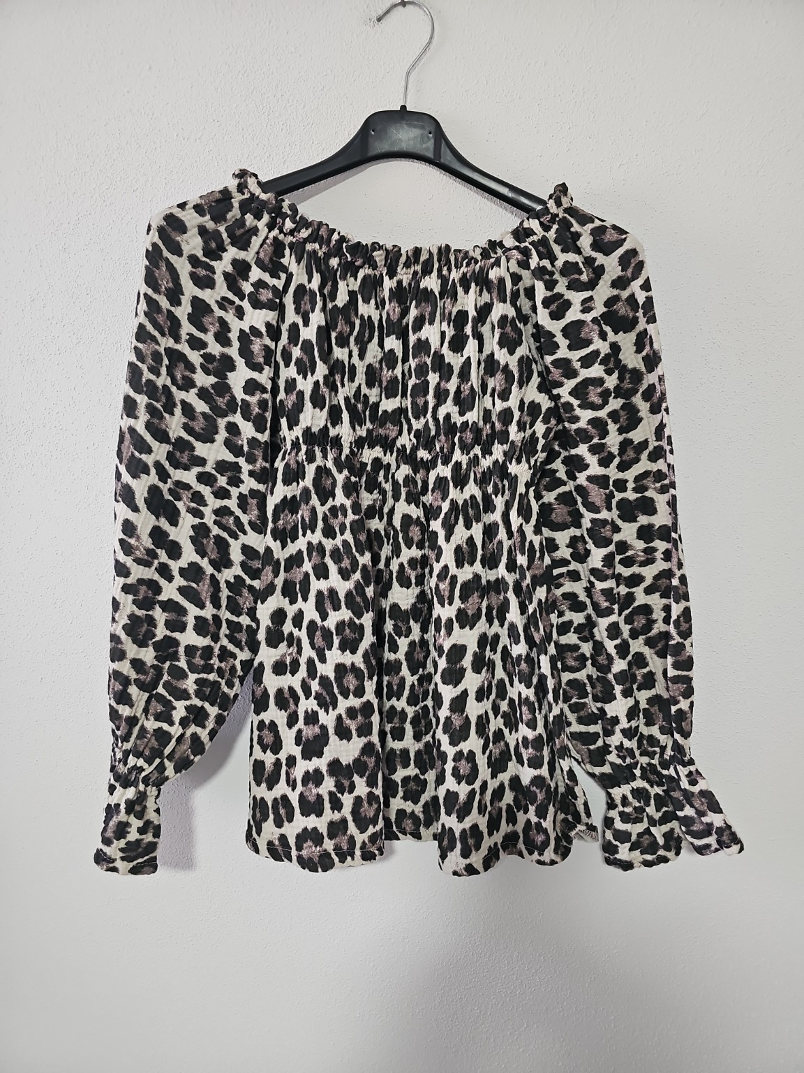 Musselin-Bluse Kamili Leo Made in Italy 34-40/42