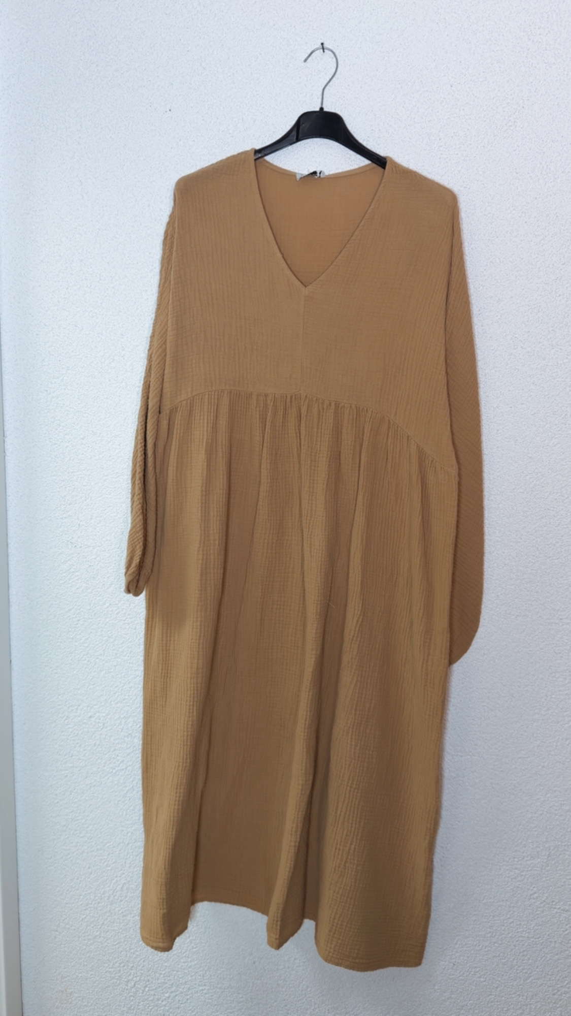 Musselin Kleid „Mombasa Uni“ – Made in Italy | 100 % Baumwolle | bis Gr. 44
