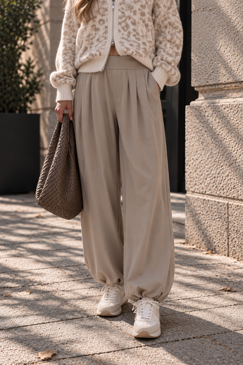 Butterstoff Ballonhose uni HO0106 | Made in Italy Gr 34-42-44 Hose