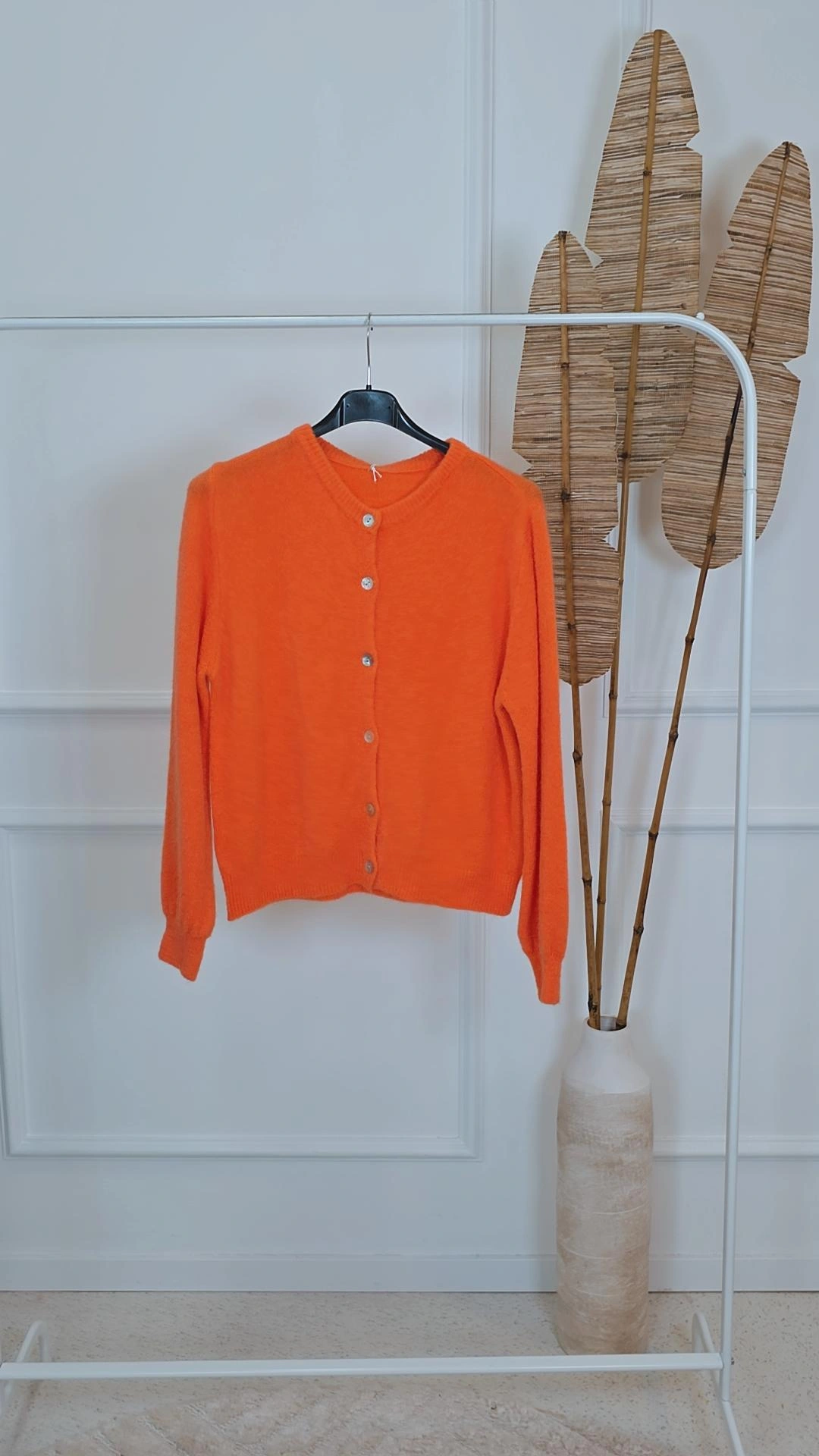 EDLER STRICKCARDIGAN XENIA Alpaka Made in Italy Größe 34 - kleine 42