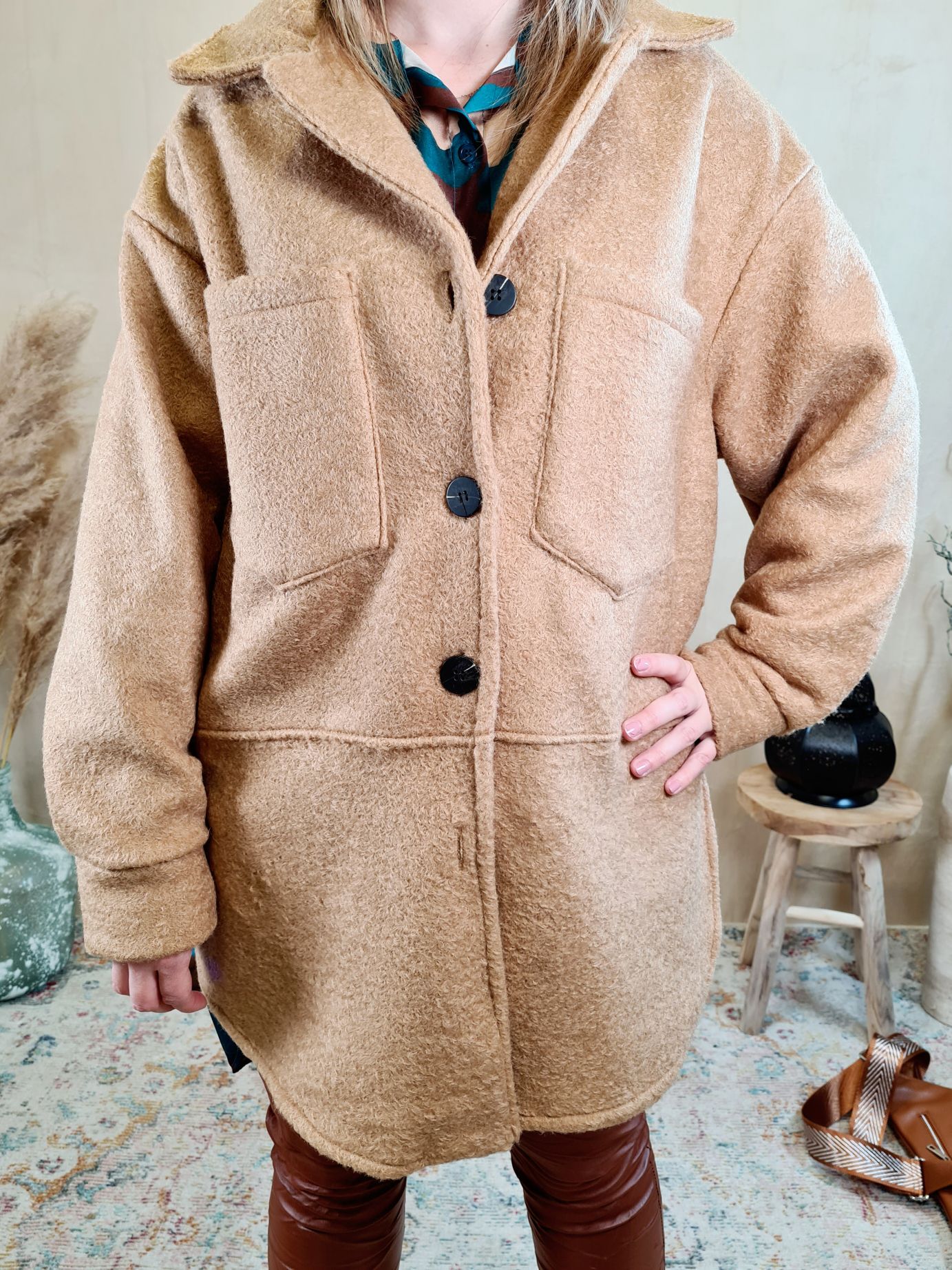WOLL MANTEL KURZ SANDRO CAMEL 34-42 Made in Italy Winter Jacke Fleece COAT WOLL MANTEL KURZ SANDRO CAMEL 34-42 Made in Italy Winter Jacke Fleece COAT