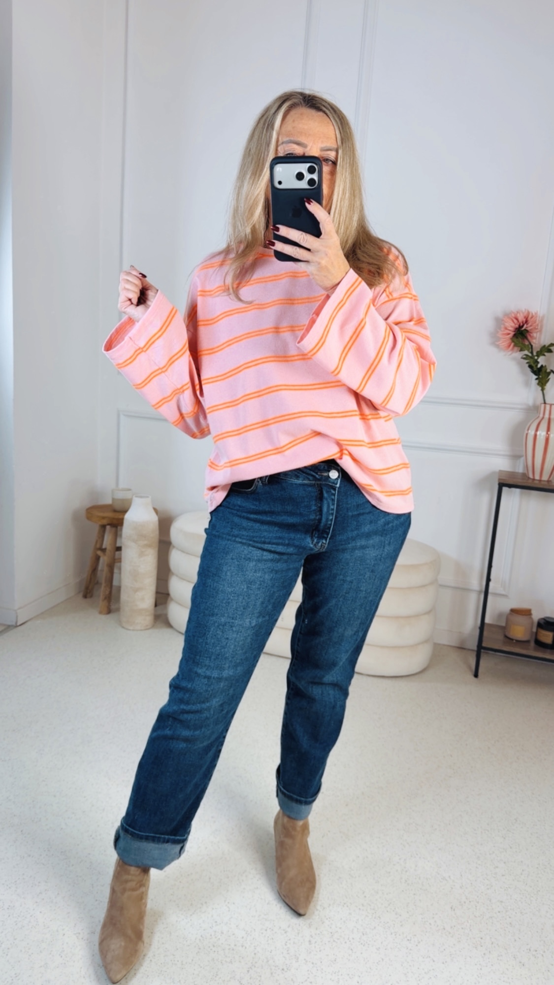 LIGHT KNIT SWEATER KURTI 36 -44 Made in Italy Strickpullover Sweater Pullover