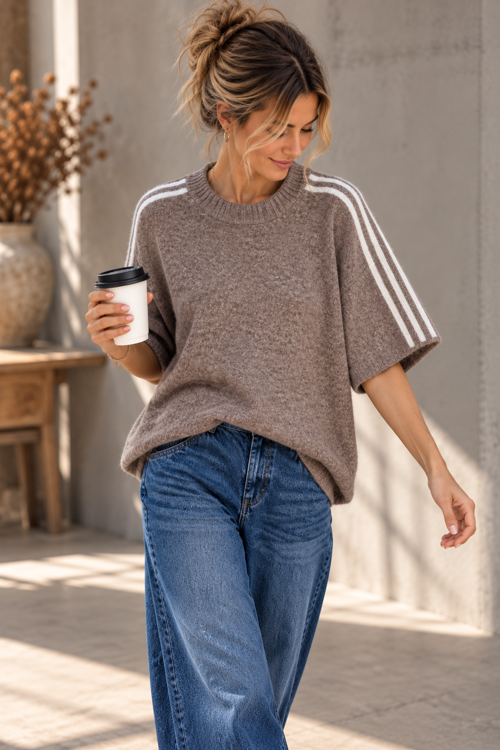 Sporty Stripe Strickpullover I SP0166 I 34-42 I Made in Italy