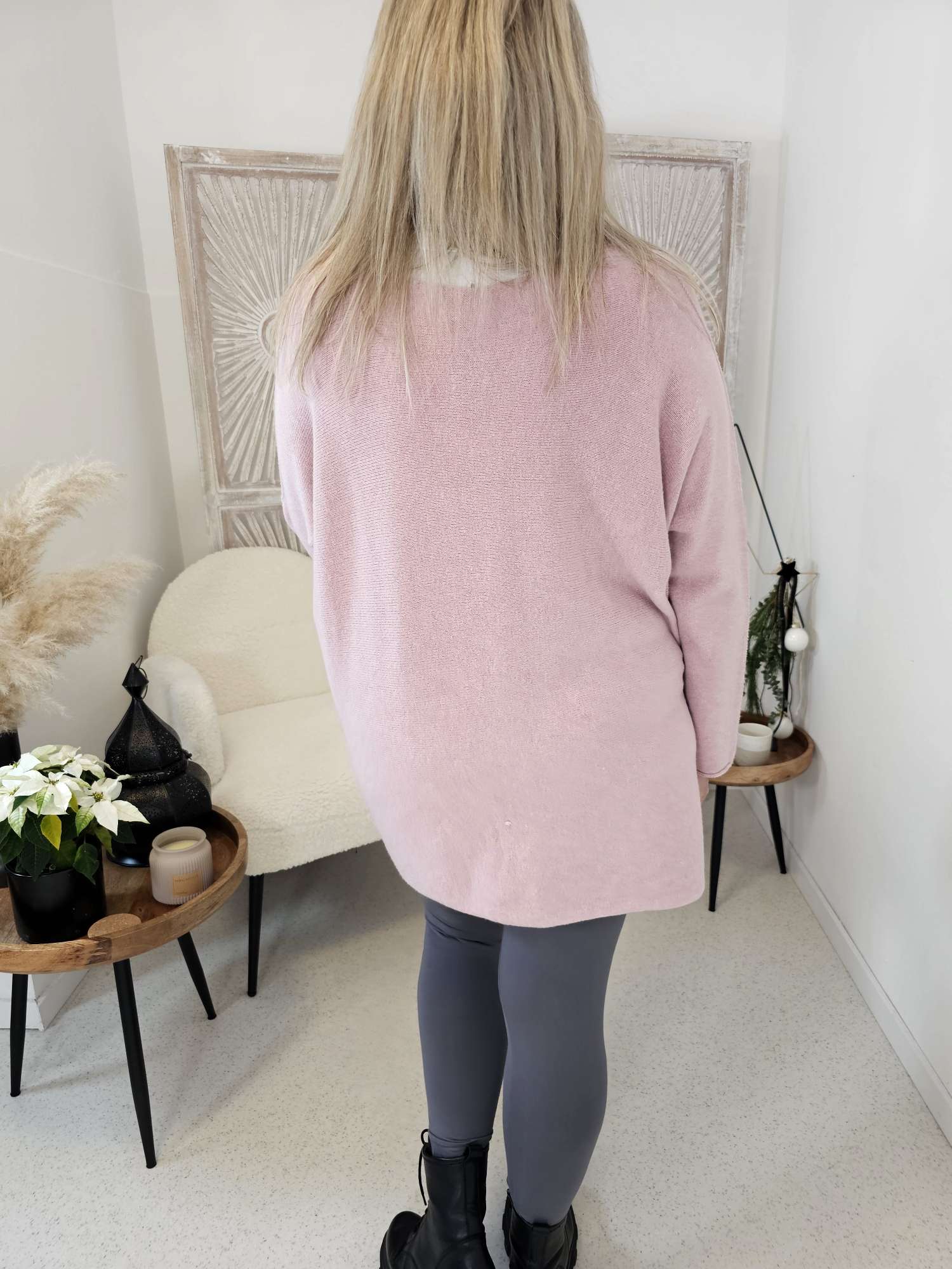 LIGHT KNIT SWEATER MARION Made in Italy Oversize 34-48 Strickpullover Pullover LIGHT KNIT SWEATER MARION Made in Italy Oversize 34-48 Strickpullover Pullover