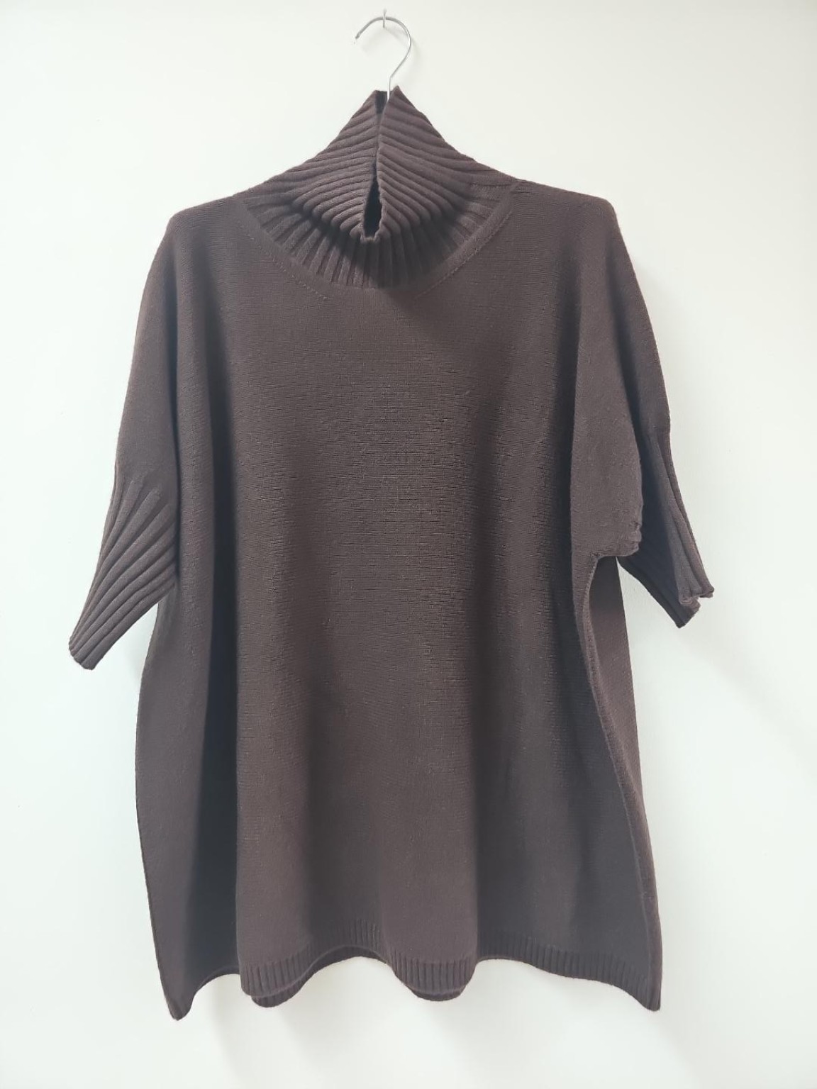 Strickpullover mit Stehkragen & Rippenstrick I NO. SP0017 I Made in Italy 34-42/44