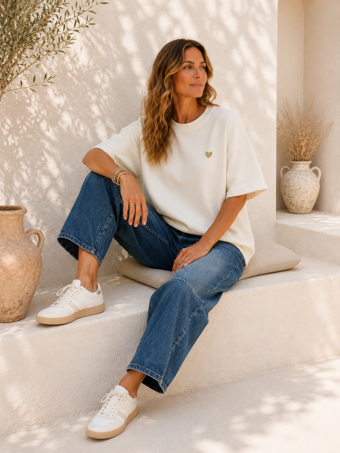 T-Shirt Sweater Cinderella Herz Made in Italy 34-42/44