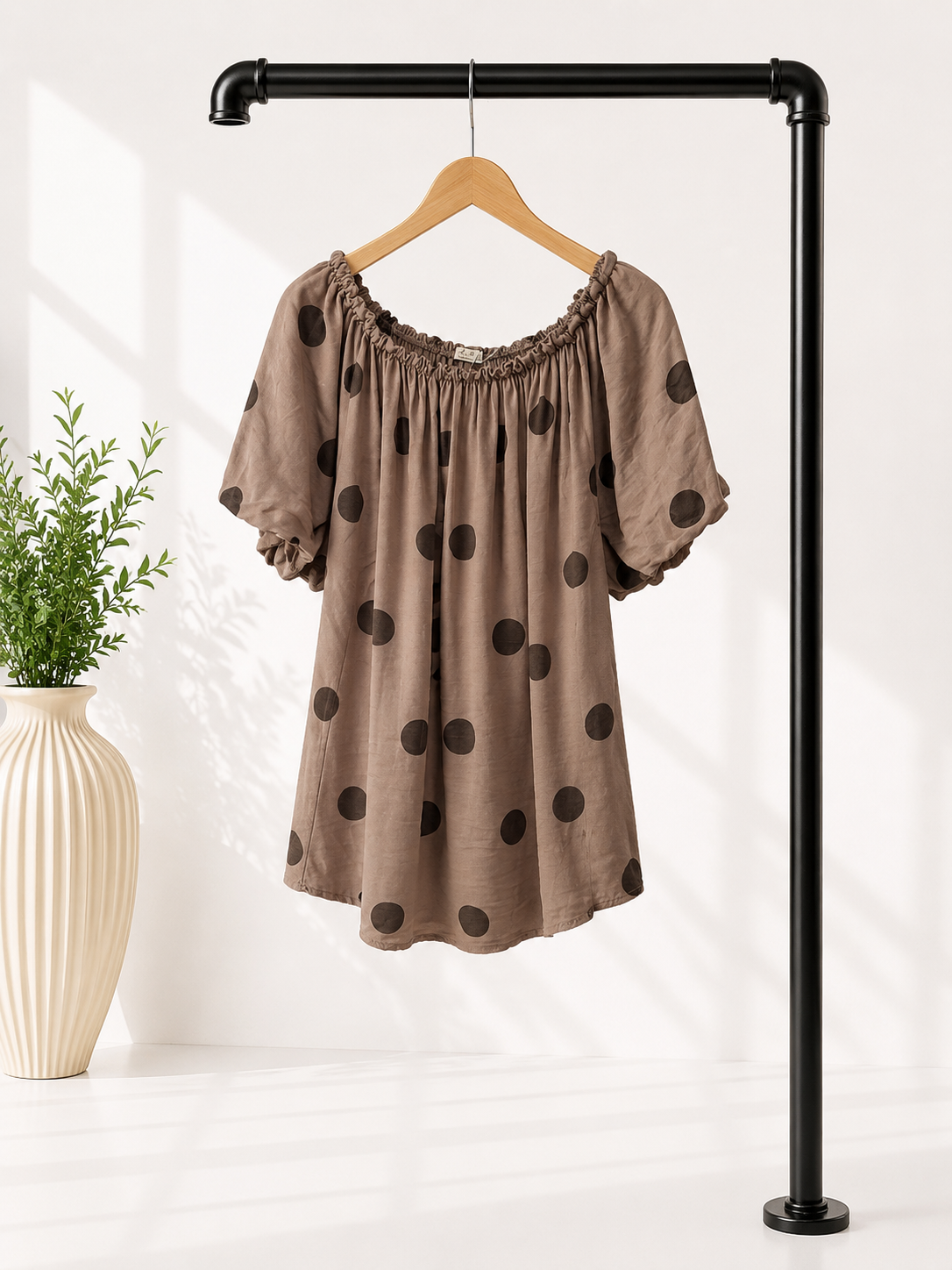 Blusenshirt Amina – Punkte, die gute Laune machen 🤍Gr. 34-42/44 Made in Italy Dots