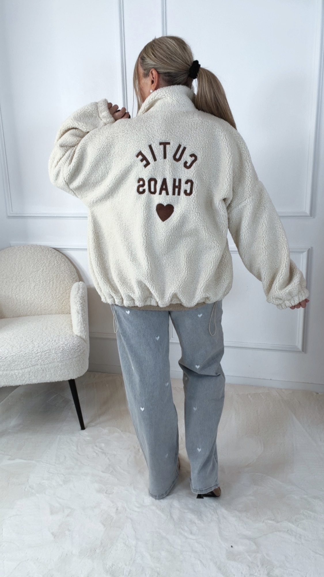 TEDDYJACKE EVA 36 - 42 Made in Italy