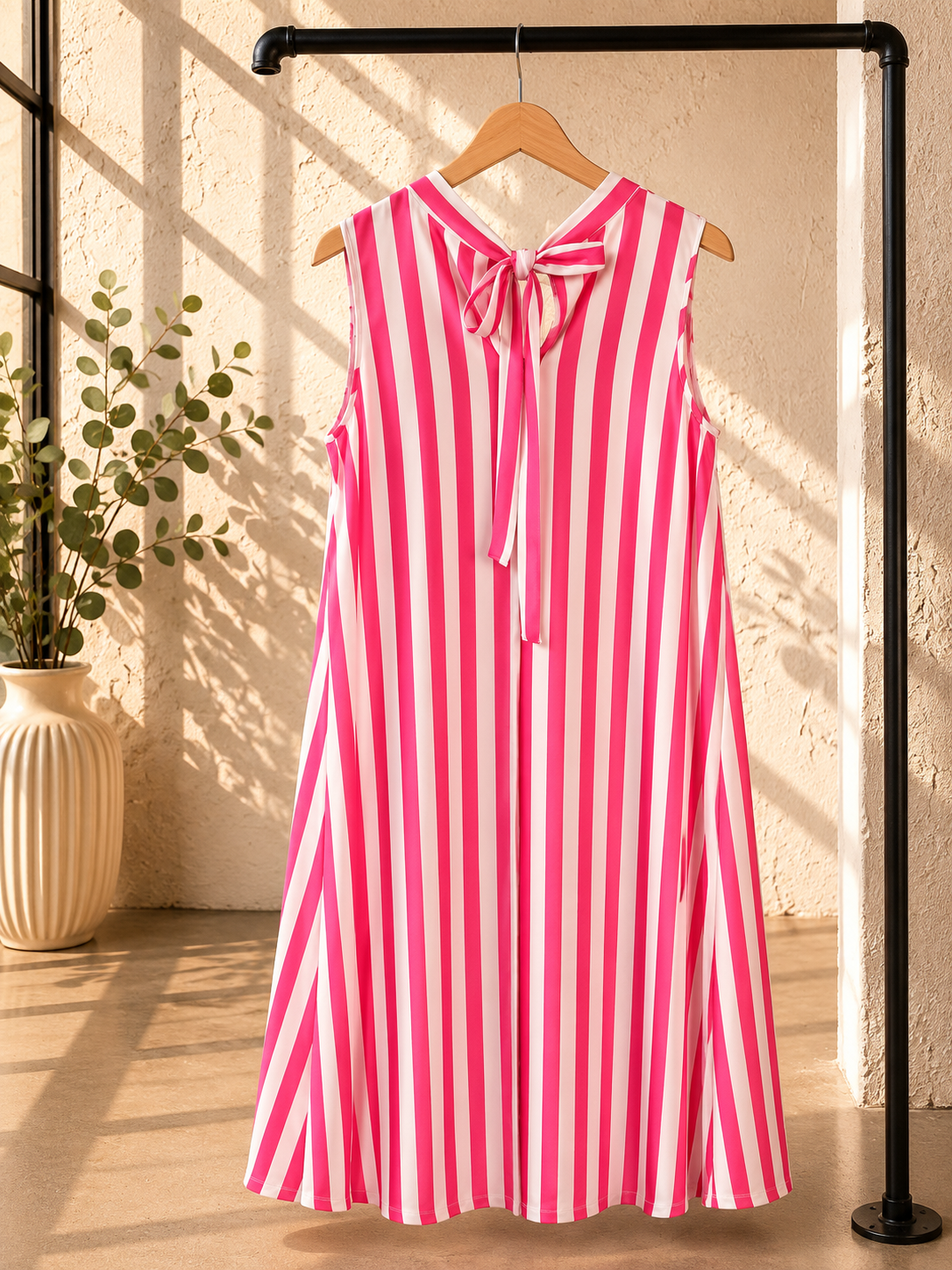 Kleid Elowen Blockstreifen Made in Italy 34-42