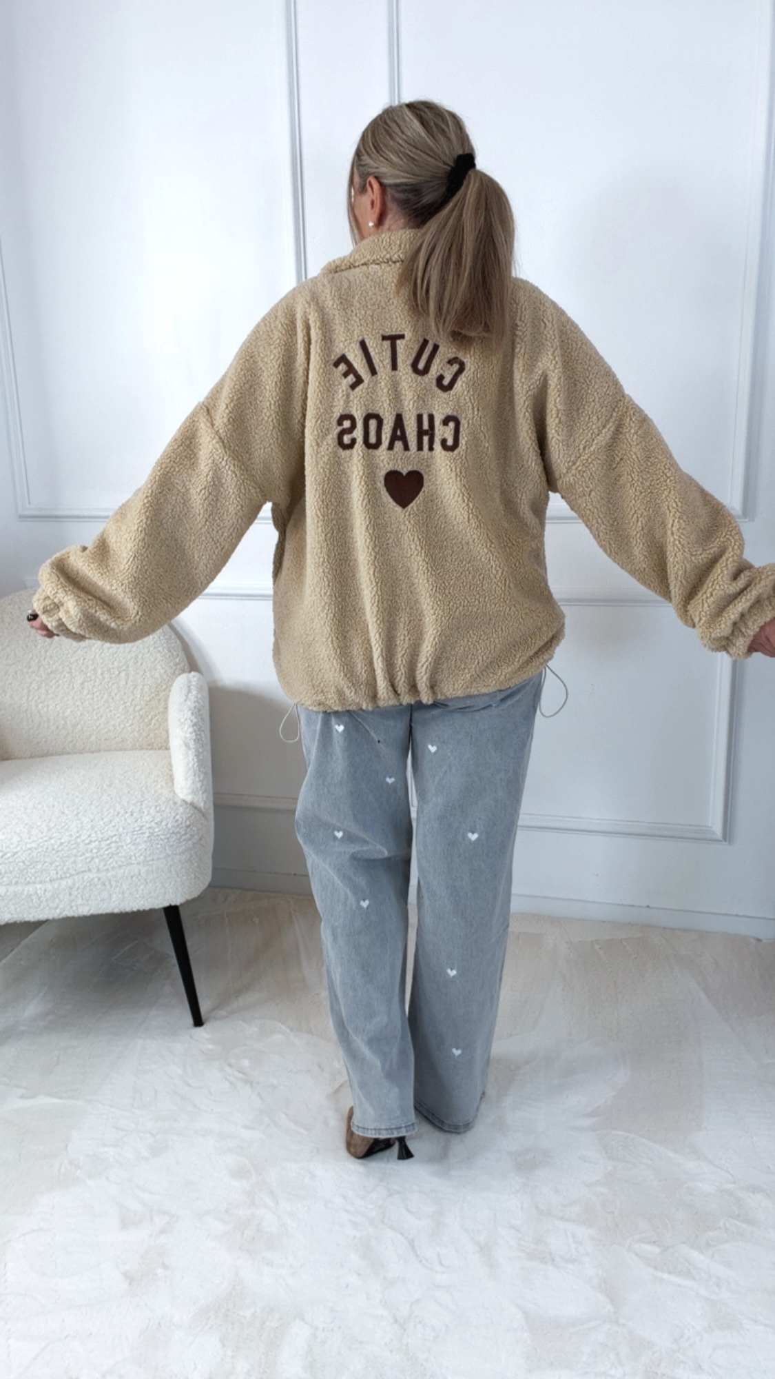 TEDDYJACKE EVA 36 - 42 Made in Italy