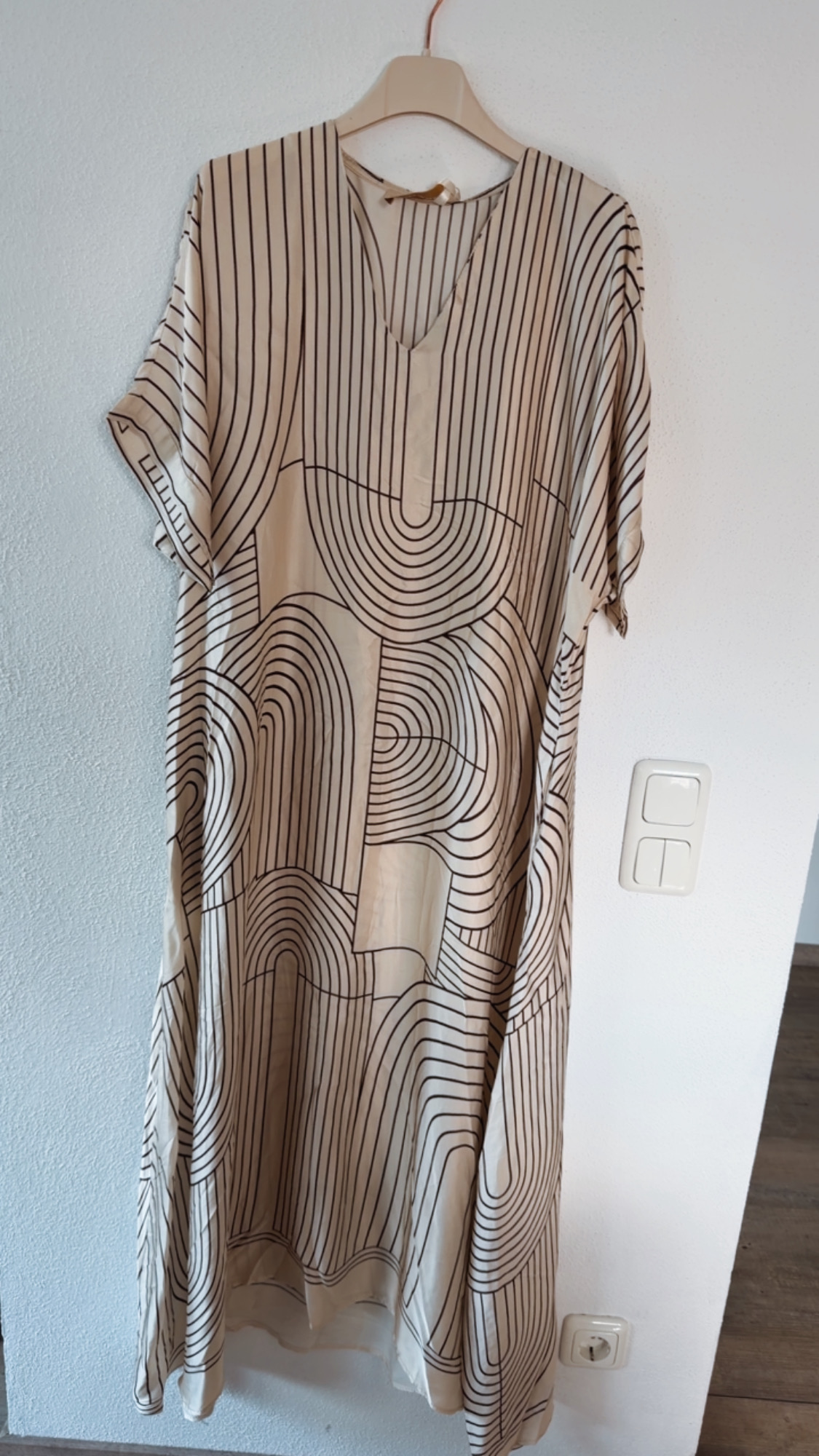 Maxi-Kleid Viskose-Seidenkleid Vanessa Made in Italy Gr. 34-42/44