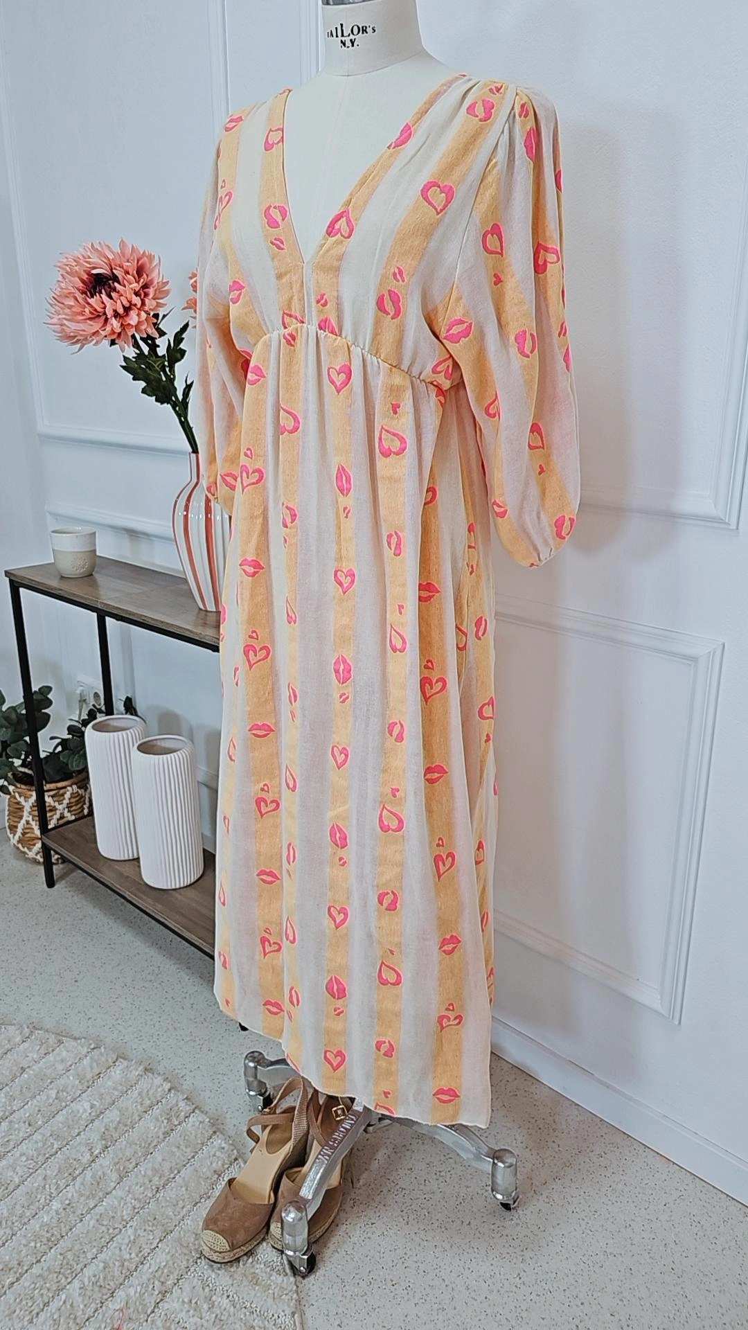 SOMMERKLEID NALA BOHO STYLE MADE IN ITALY 34 - 40