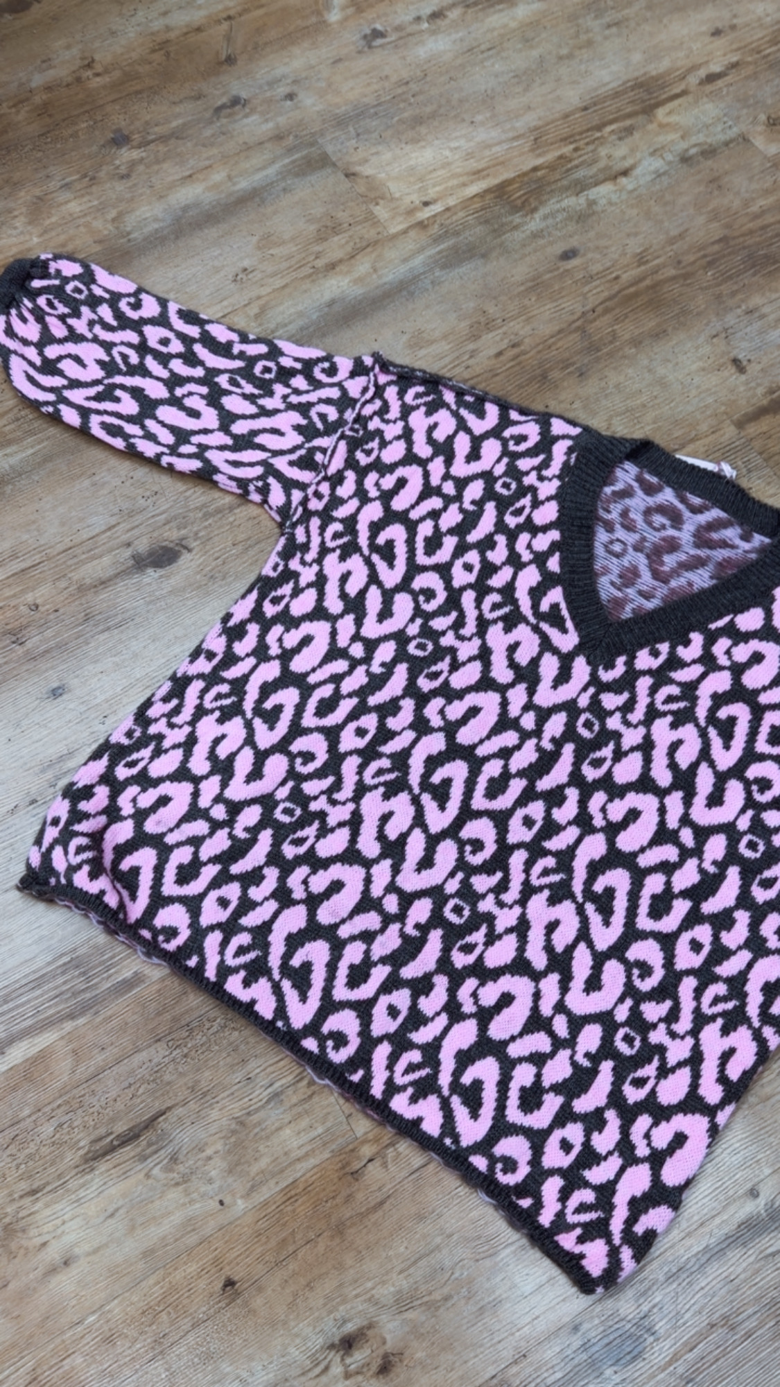 Leo-Pullover mit V-Ausschnitt I P0069 I Made in Italy 34-44/46