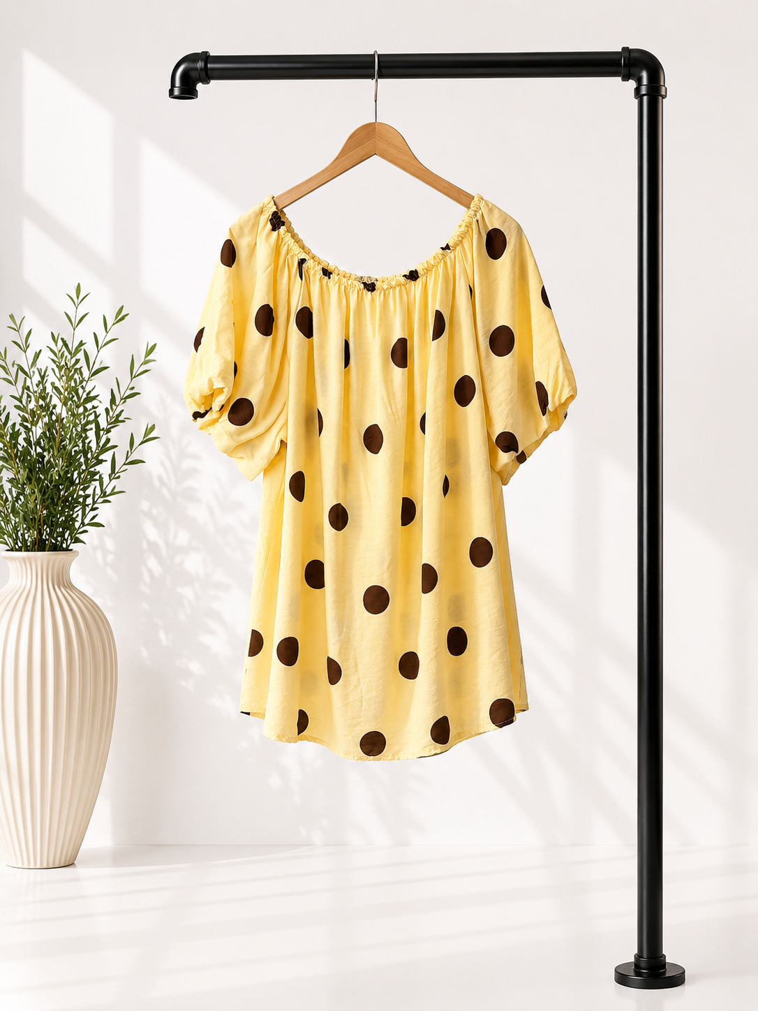 Blusenshirt Amina – Punkte, die gute Laune machen 🤍Gr. 34-42/44 Made in Italy Dots