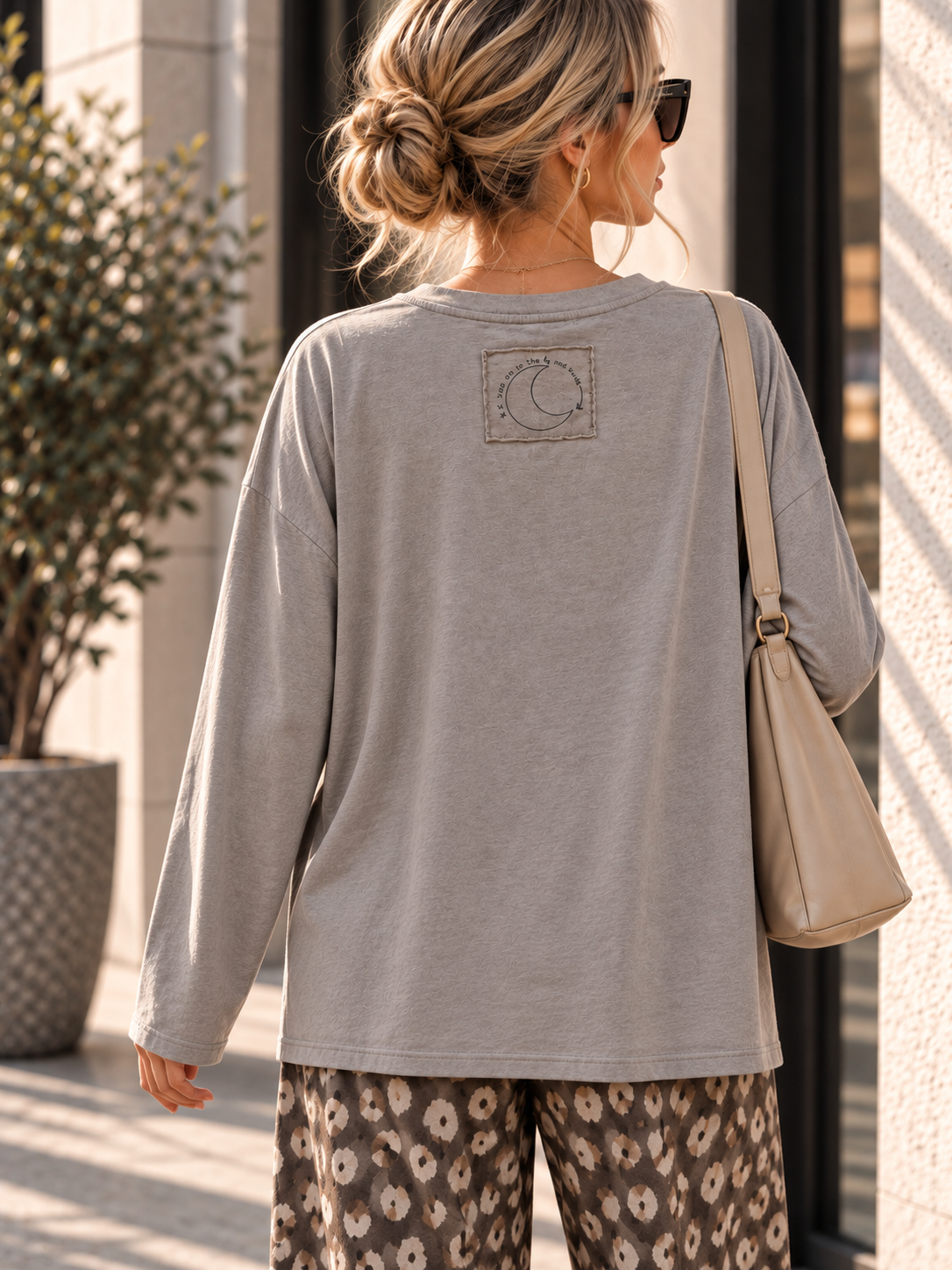 Love to the Moon Longsleeve I LS0154 I 34-42 I Made in Italy 
