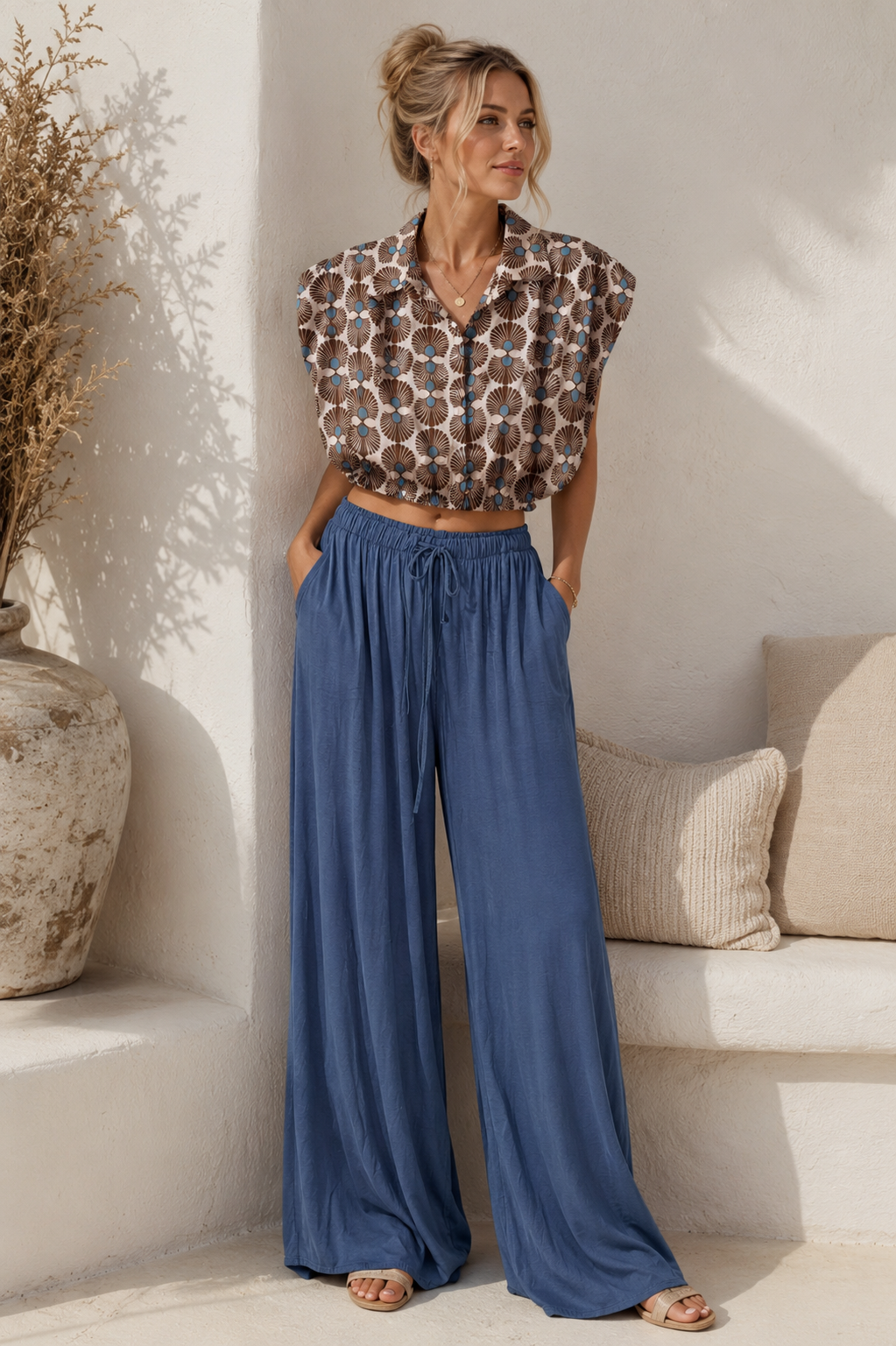 💖✨👖 Sommerhose Uni Nerri Made in Italy 34-44/46