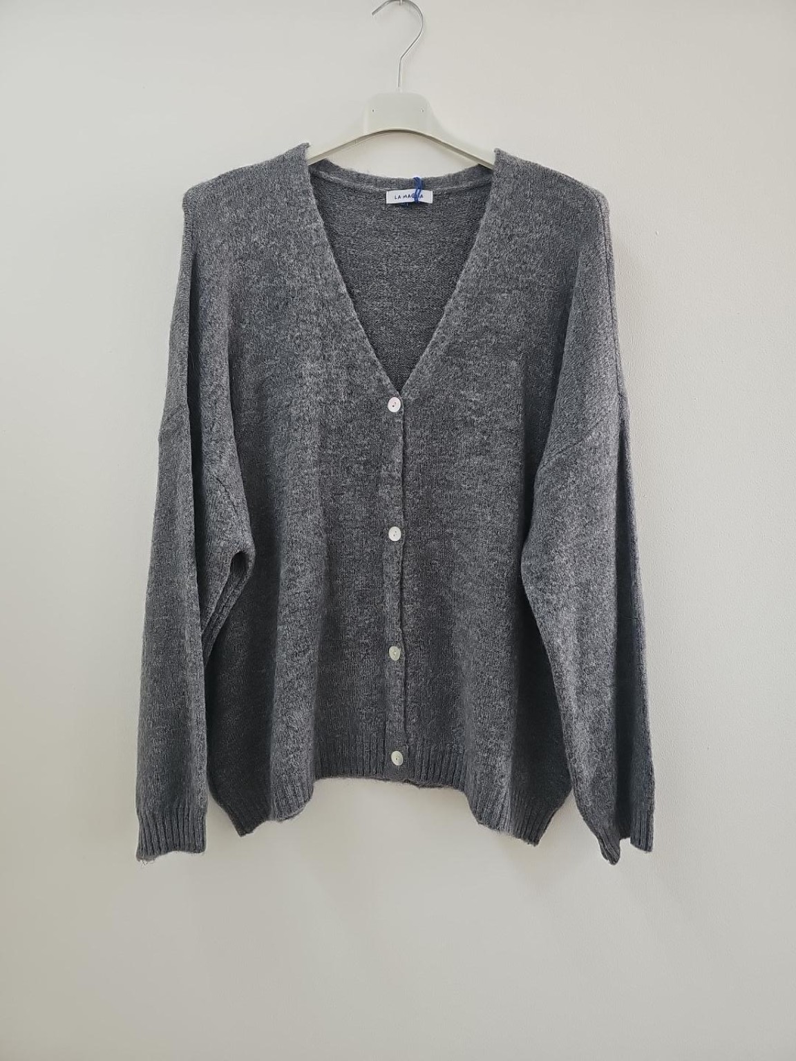 Agnetha – Oversize Alpaka Strickjacke | Made in Italya Cardigan  34-44