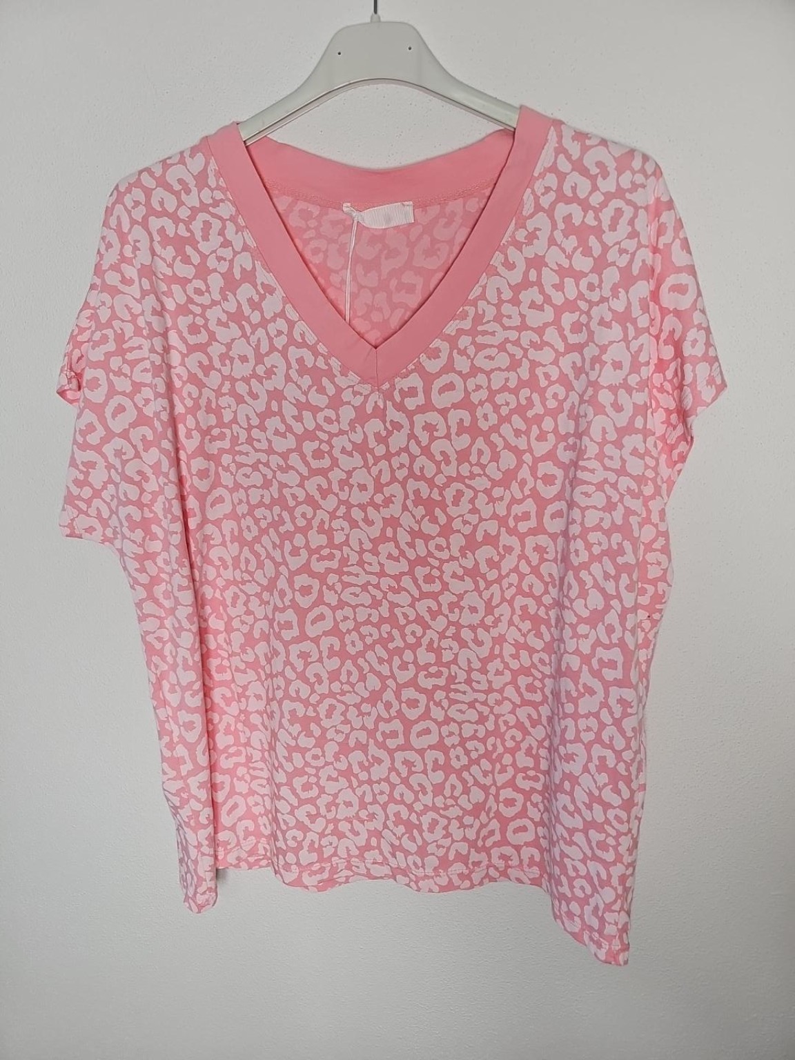 T-Shirt Leo Virelia V-Ausschnitt Made in Italy 34-40/42