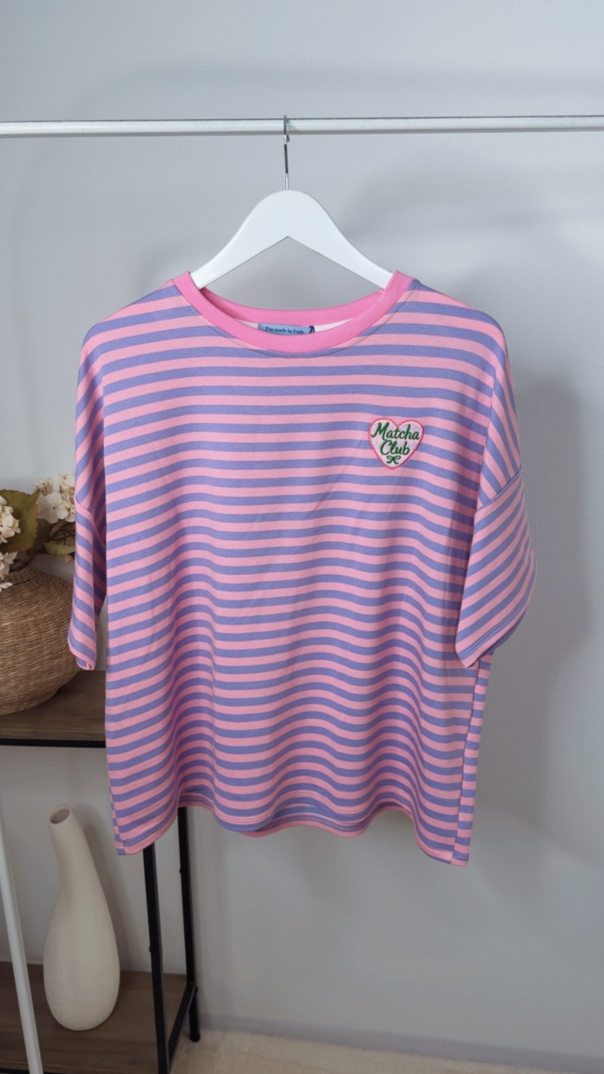 T-Shirt Mizuki Matcha Club Stripes Made in Italy 34-42/44