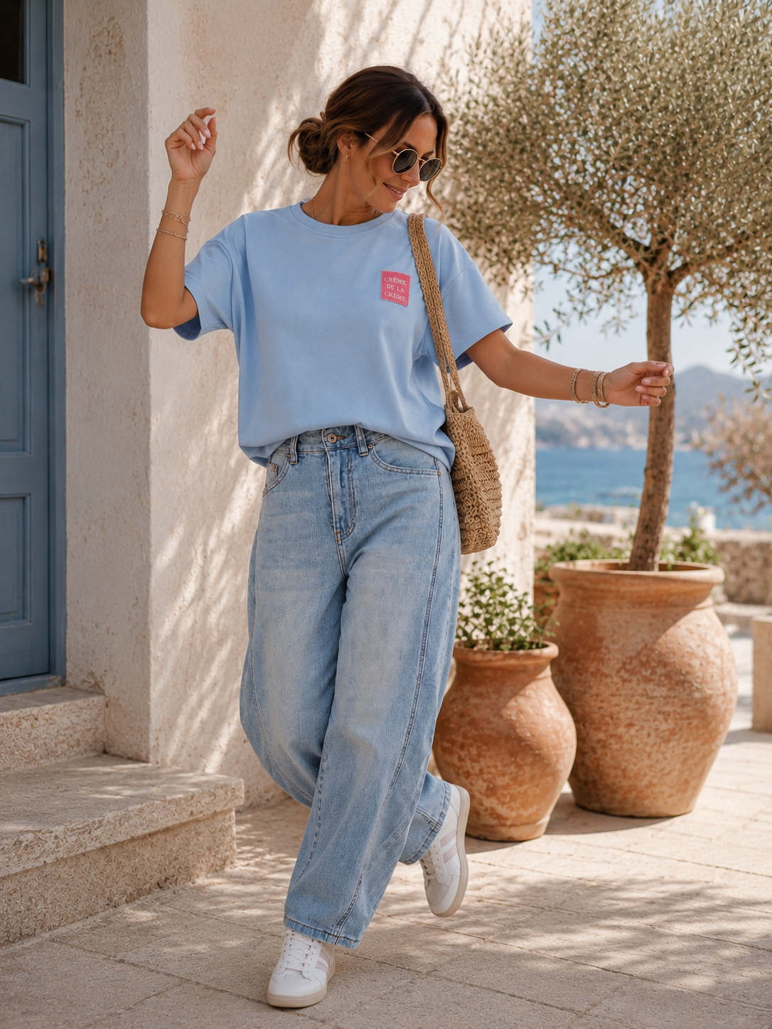 T-Shirt-Sweater Marielle Creme de la Creme Made in Italy 34-40/42