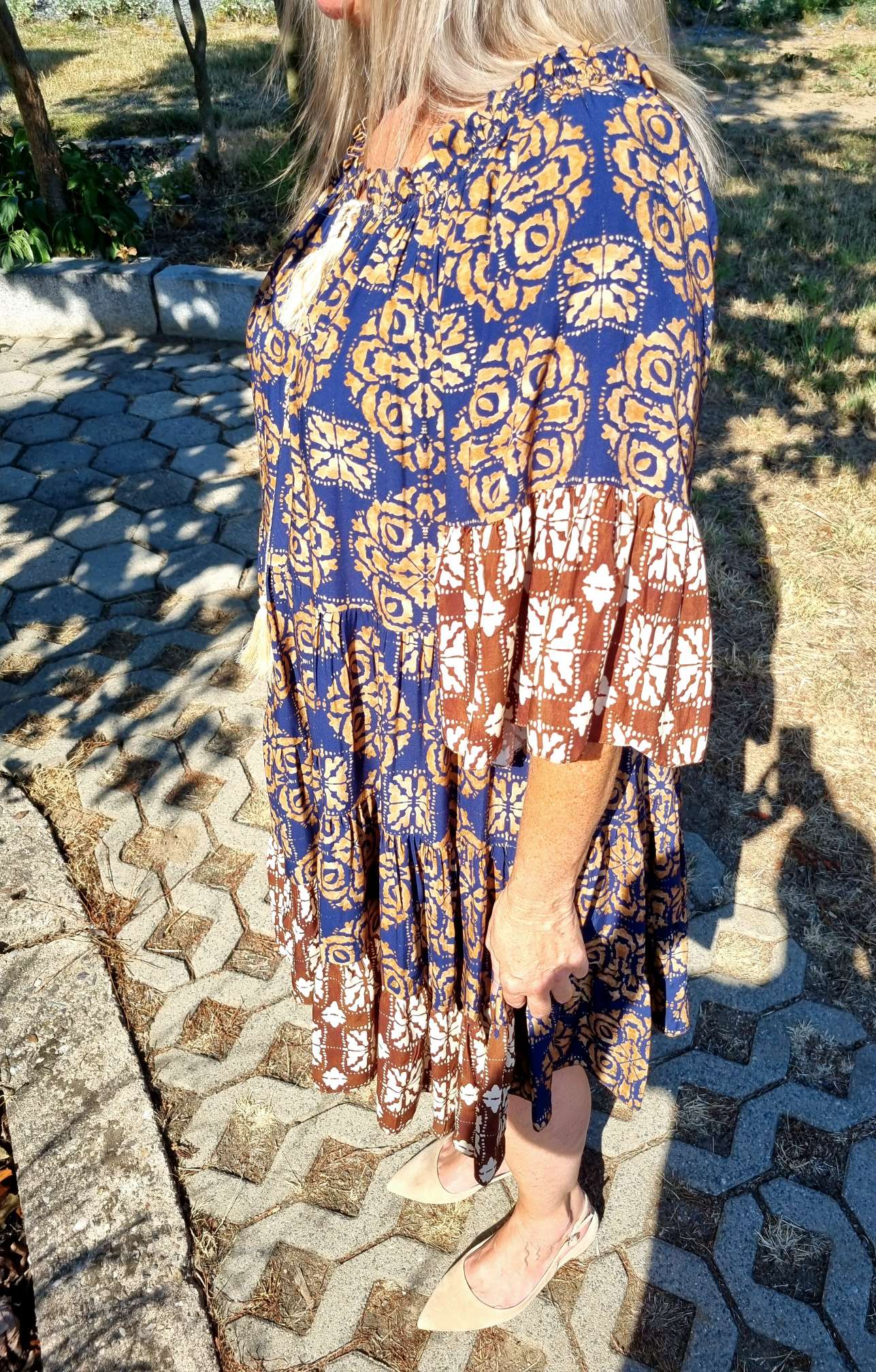 SHORT TUNIKA DRESS GIULIA BLUE 34-42 Made in Italy kurzes Kleid Hängerchen Tunikakleid SHORT TUNIKA DRESS GIULIA BLUE 34-42 Made in Italy kurzes Kleid Hängerchen Tunikakleid