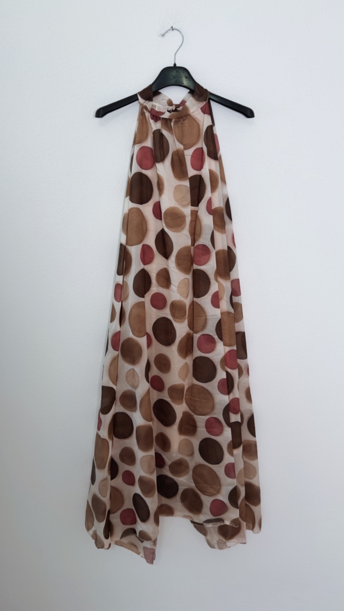 Polka Dots Kleid Zakynthos – Made in Italy | Passend bis zu einer guten Größe 42