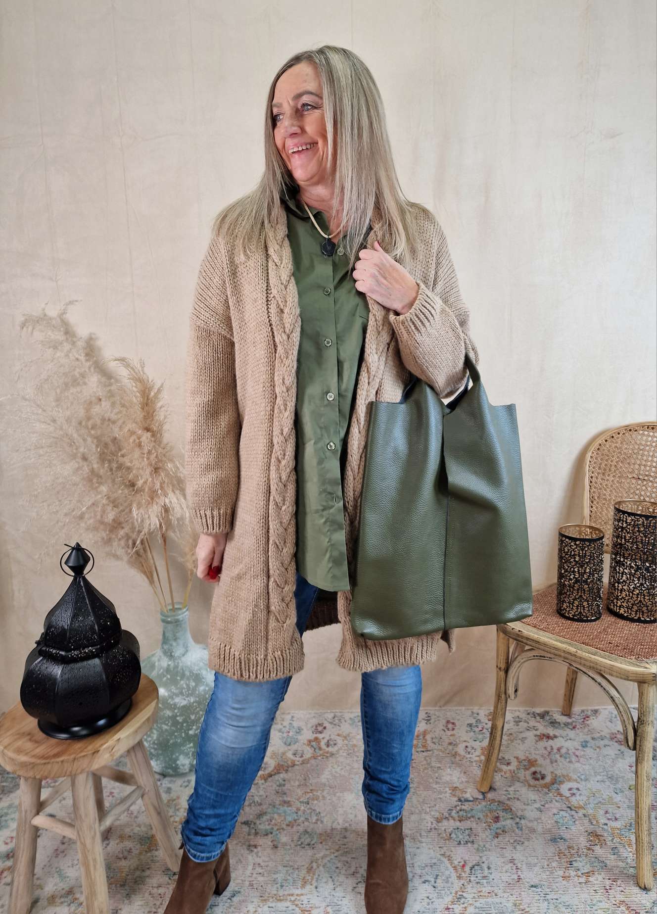 EDLER KNIT CARDIGAN BETTINA CAMEL 34-42 Made in Italy Strickjacke Strickmantel Mantel EDLER KNIT CARDIGAN BETTINA CAMEL 34-42 Made in Italy Strickjacke Strickmantel Mantel