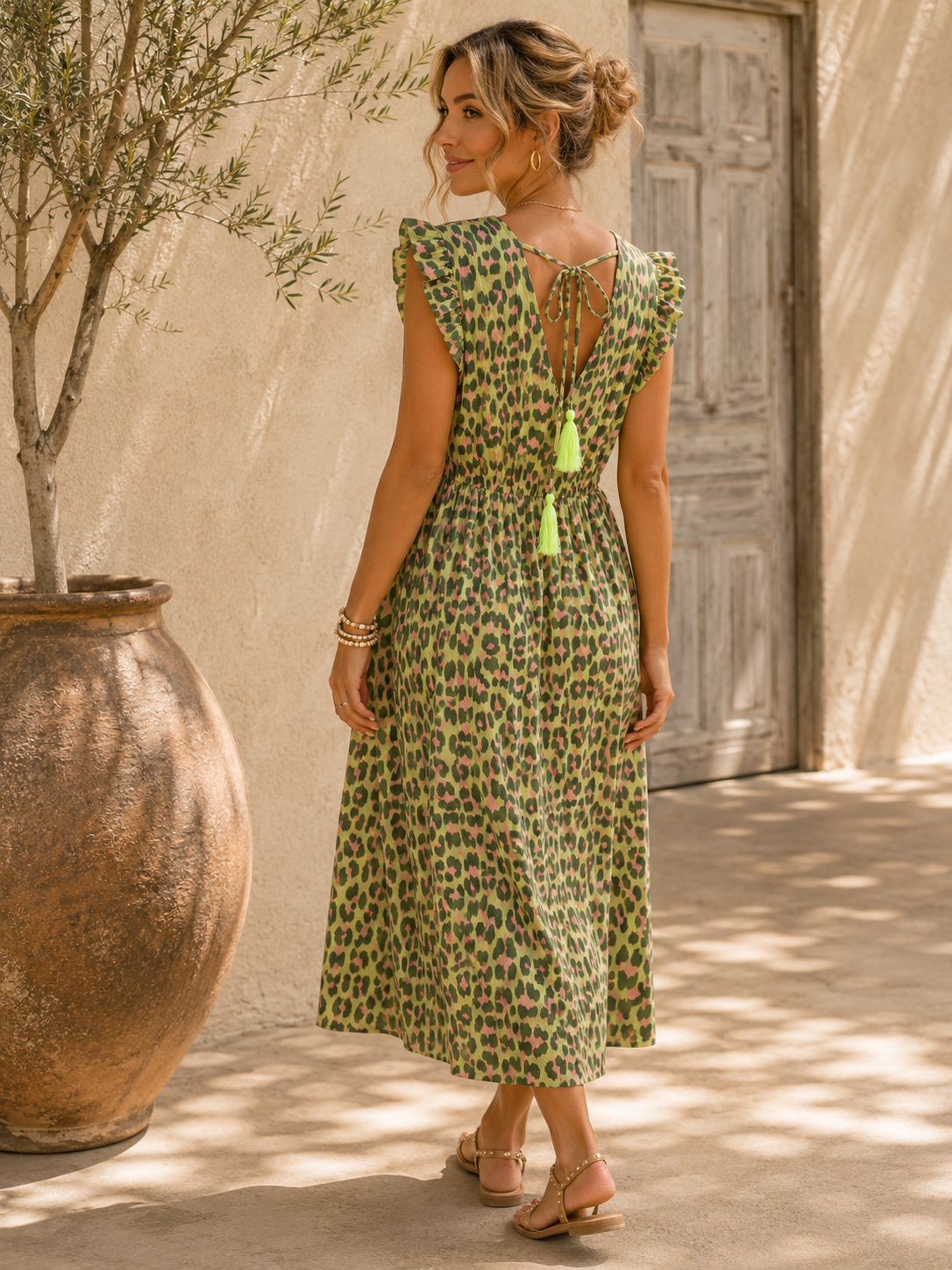 Kleid Arusha – Musselinkleid mit Boho-Charme  – Made in Italy |  tragbar bis Größe 42/44