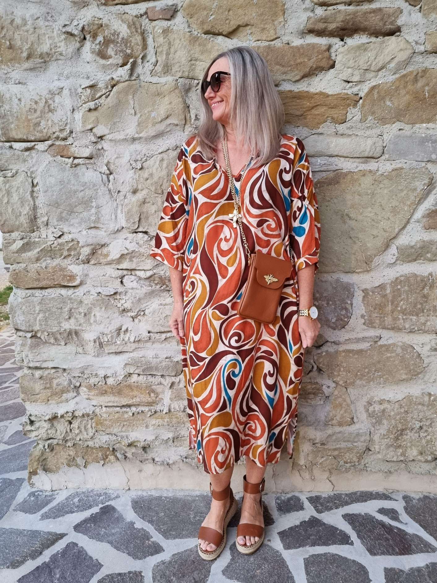 EDLES DRESS LEA ROST 34-42 Made in Italy Kleid EDLES DRESS LEA ROST 34-42 Made in Italy Kleid