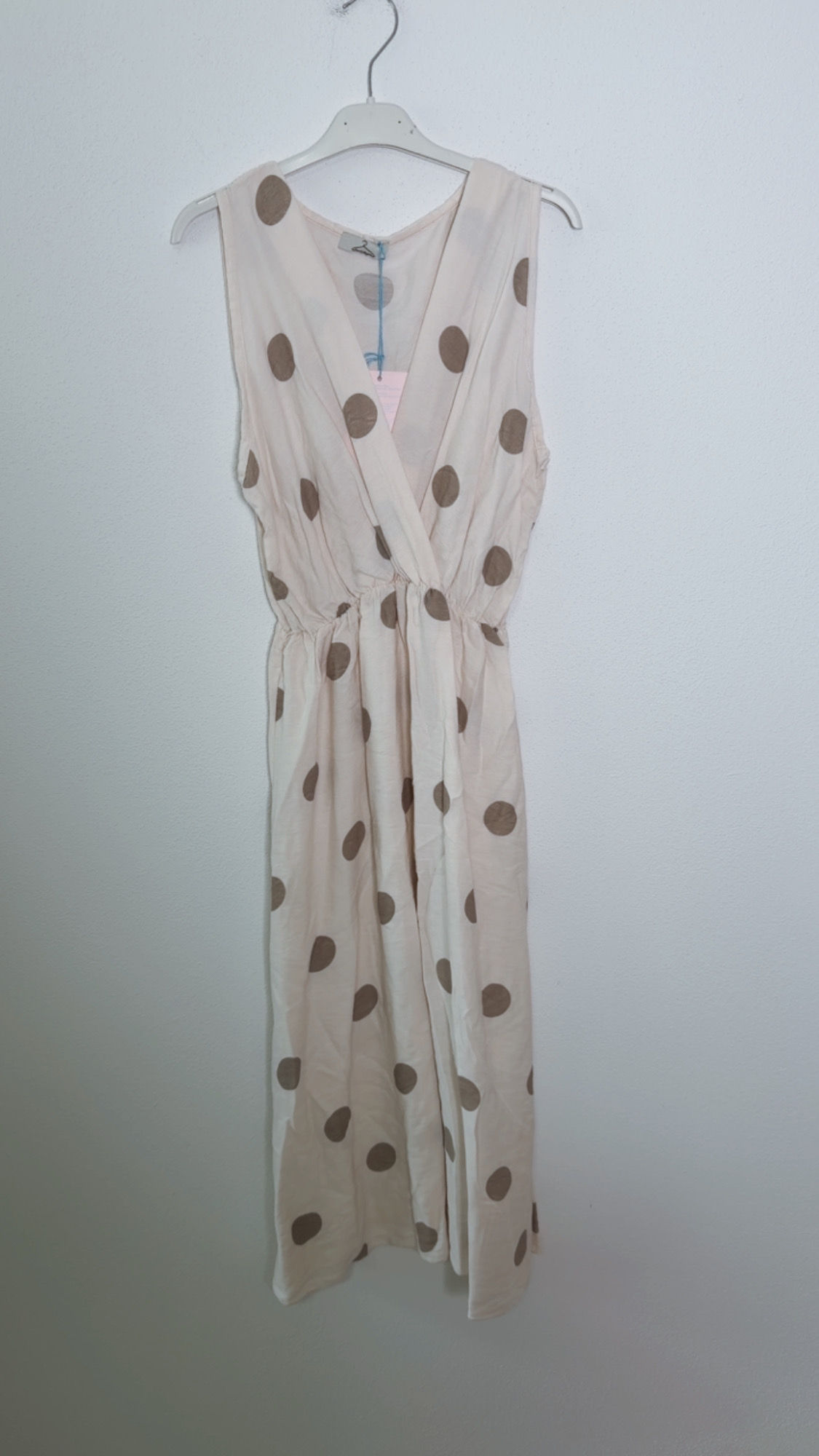 Maxi-Kleid Belladonna Polka Dots Made in Italy 34-42