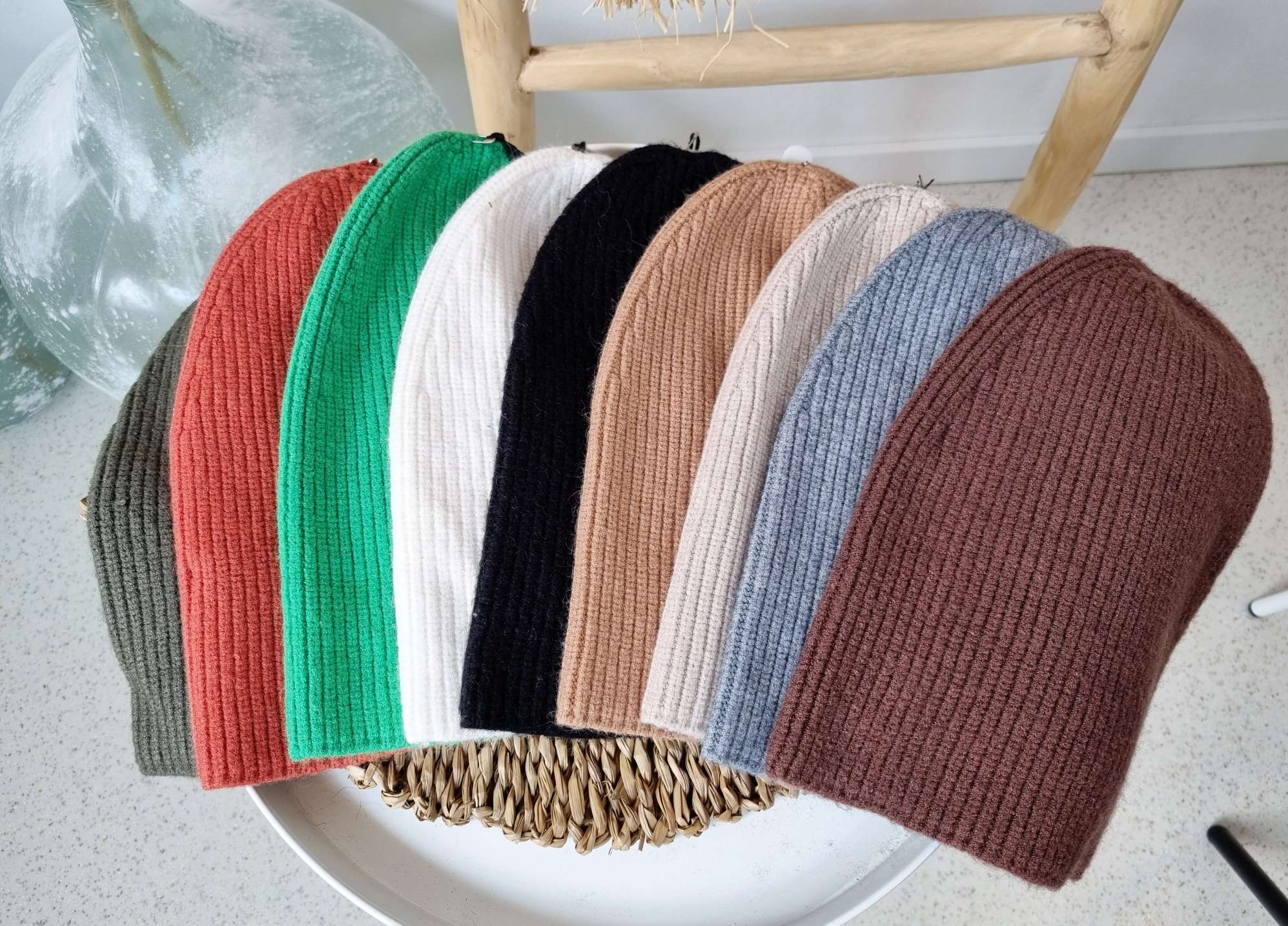 BASIC BEANIE ALPINI Wintermütze Italy Design Ripp Strick Mütze BASIC BEANIE ALPINI Wintermütze Italy Design Ripp Strick Mütze
