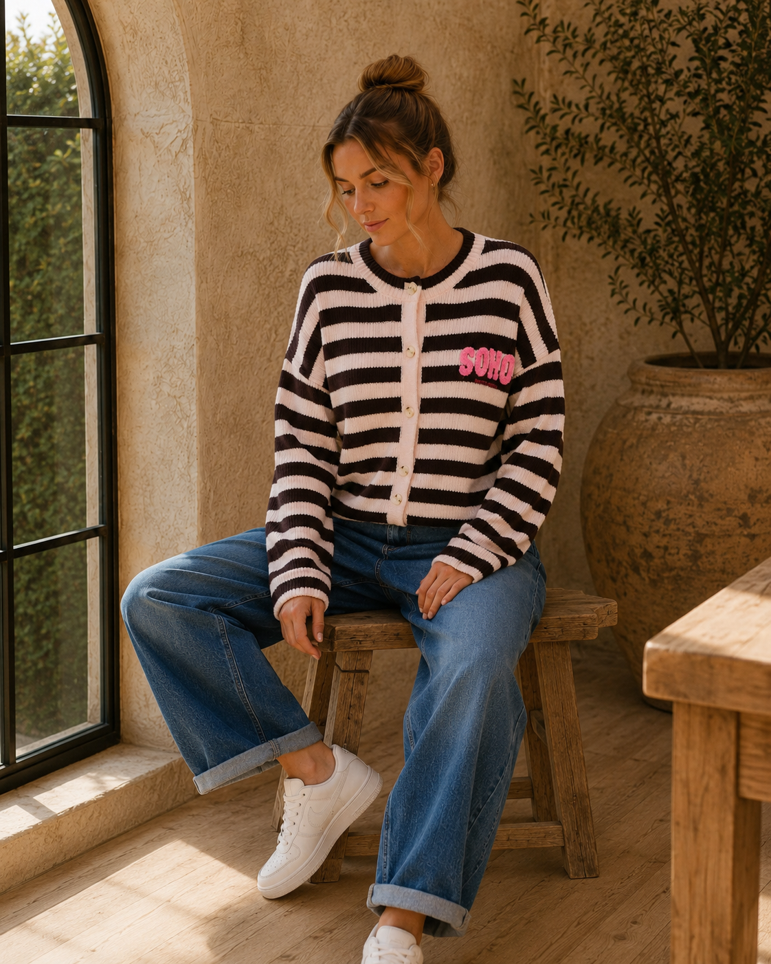 Strickjacke Yara - SOHO Stripes Made in Itlay 34-40/42 Cardigan