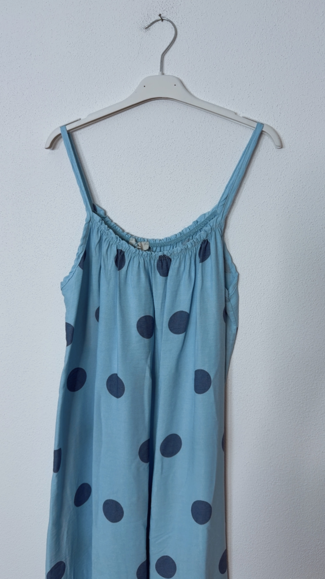 Dots Kleid Isla Spaghettiträger Made in Italy 34-42