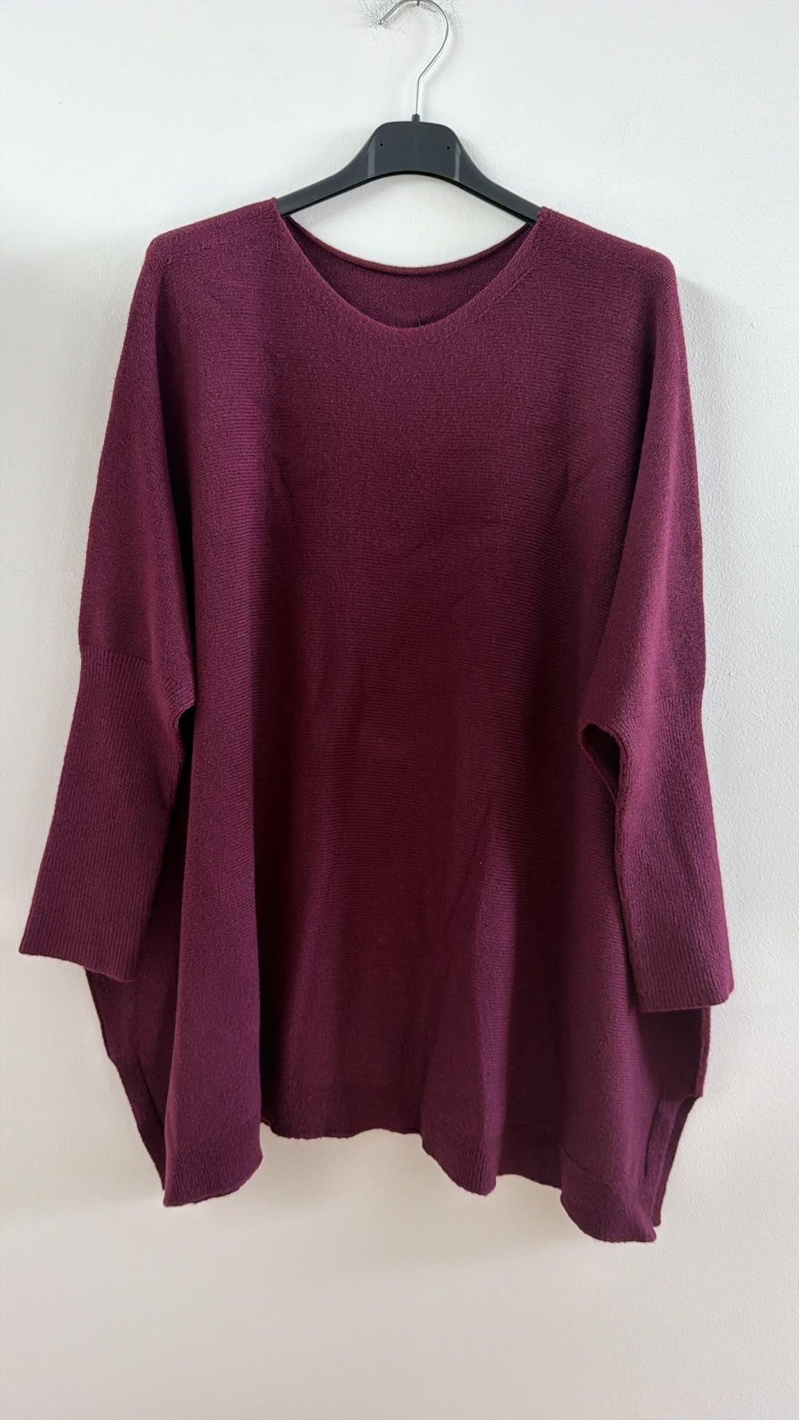 OVERSIZE KNIT SWEATER SIGRID Made in Italy 34-44/46 Strick Pullover