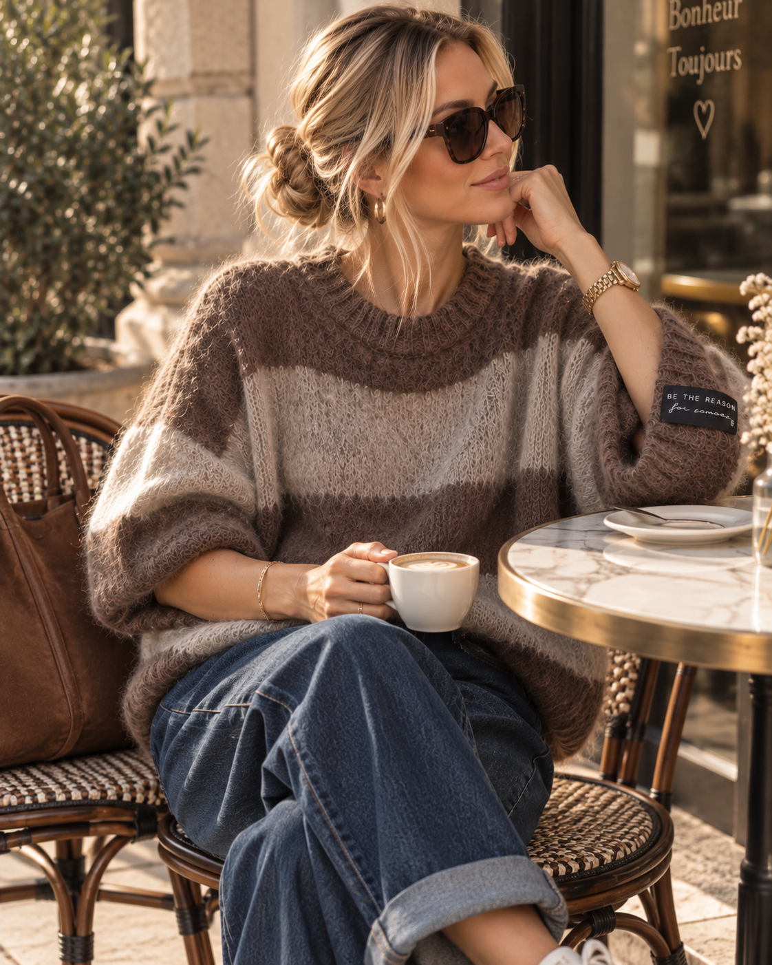 Kuschelpullover SP0082 – Made in Italy Gr. 34-42 Strick Pullover