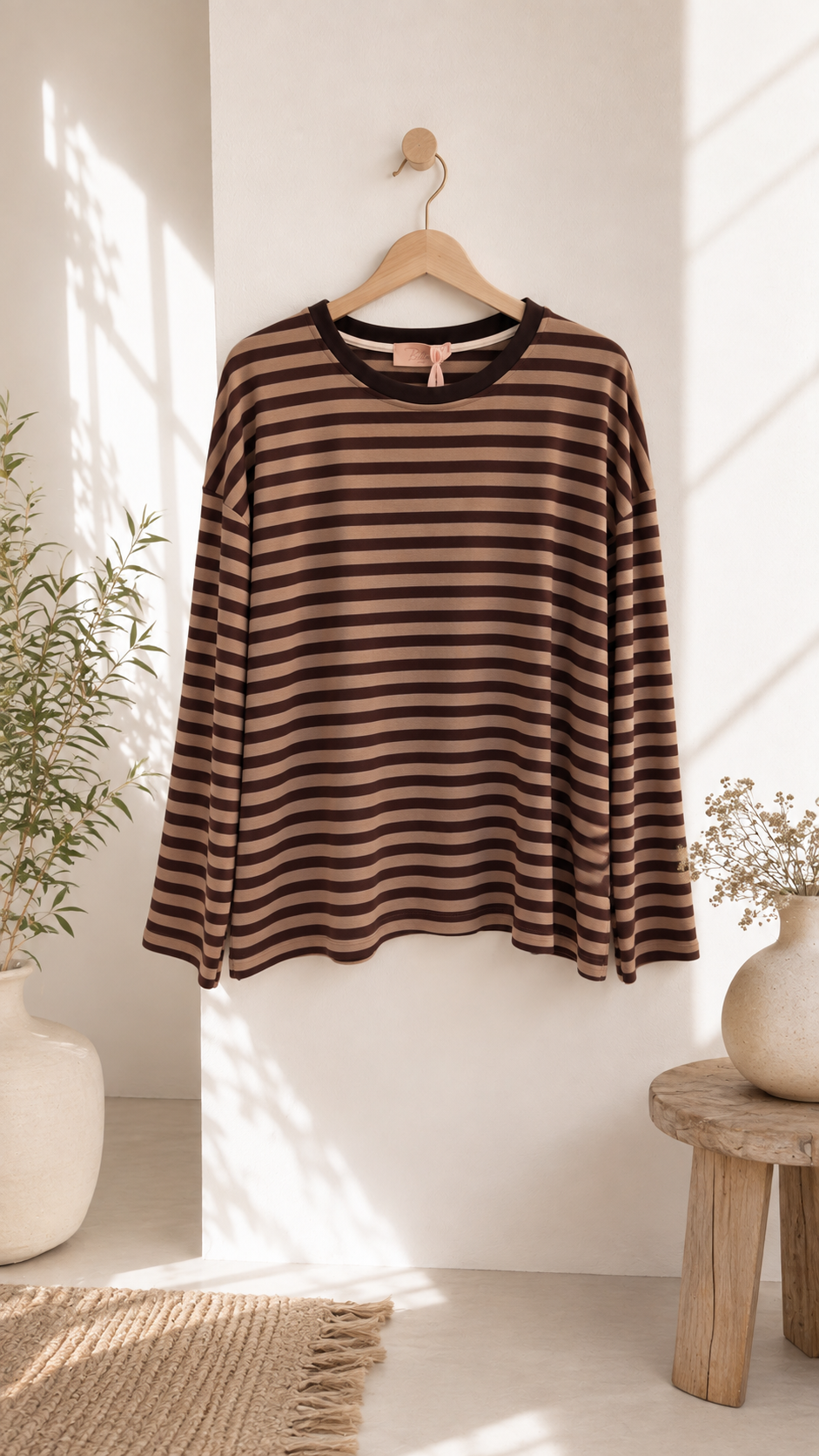 Shirt Langarm Ornella Stripes Made in Italy 34-42/44