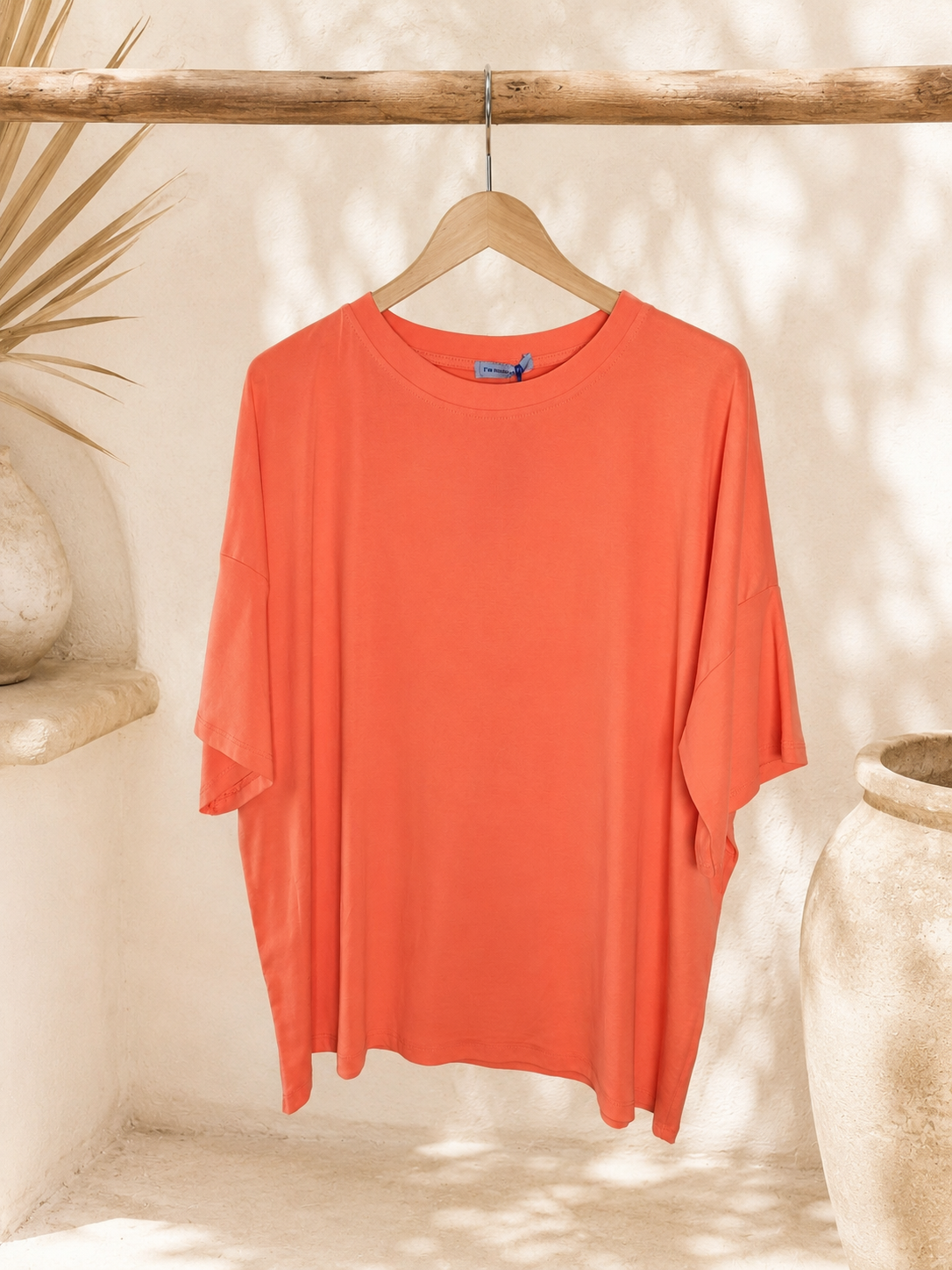 💖✨👚 Basic T-Shirt Uni Zanira Made in Italy 34-40/42 Sommerschnapper – vom Umtausch ausgeschlossen