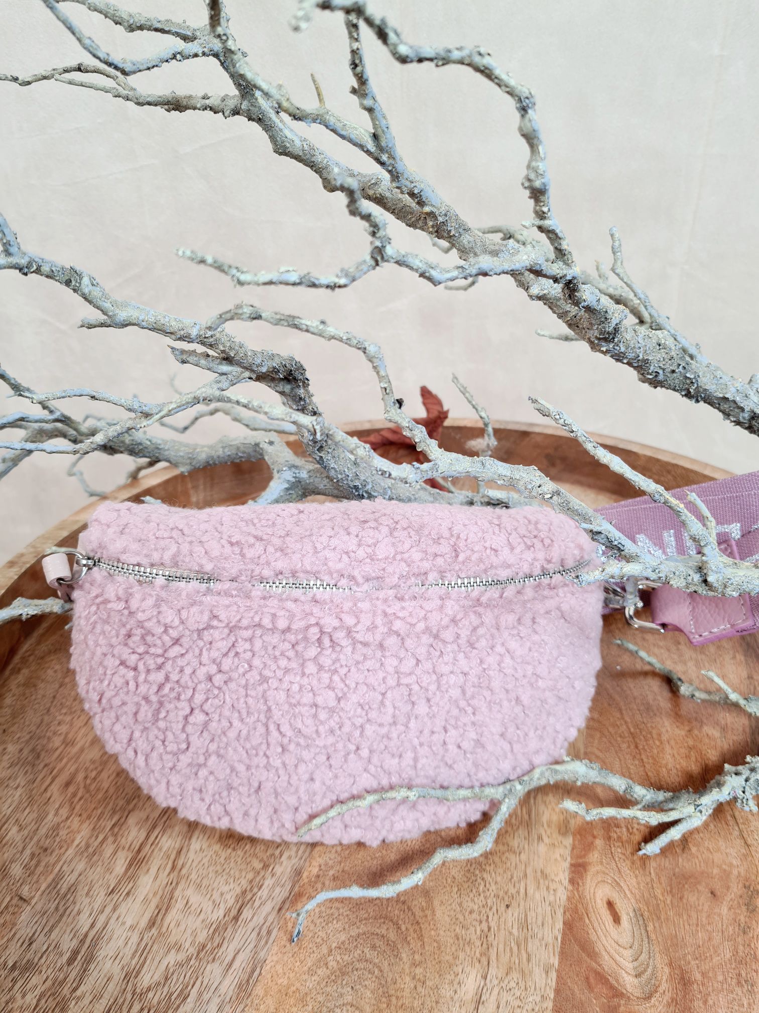BAUCHTASCHE TEDDY S AURI ROSA LIEBLINGS Umhängetasche mit Leder Made in Italy BAUCHTASCHE TEDDY S AURI ROSA LIEBLINGS Umhängetasche mit Leder Made in Italy