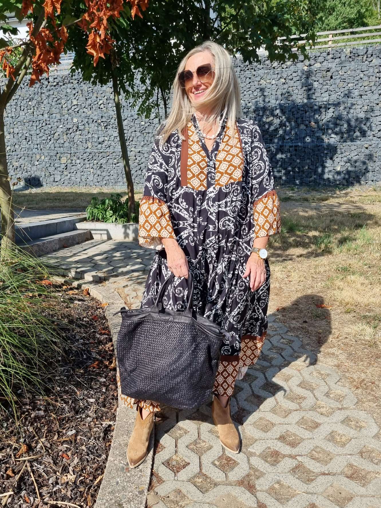 MAXI TUNIKA DRESS STROMBOLI SCHWARZ 34-40/42 Made in Italy langes Kleid Hängerchen Tunikakleid MAXI TUNIKA DRESS STROMBOLI SCHWARZ 34-40/42 Made in Italy langes Kleid Hängerchen Tunikakleid