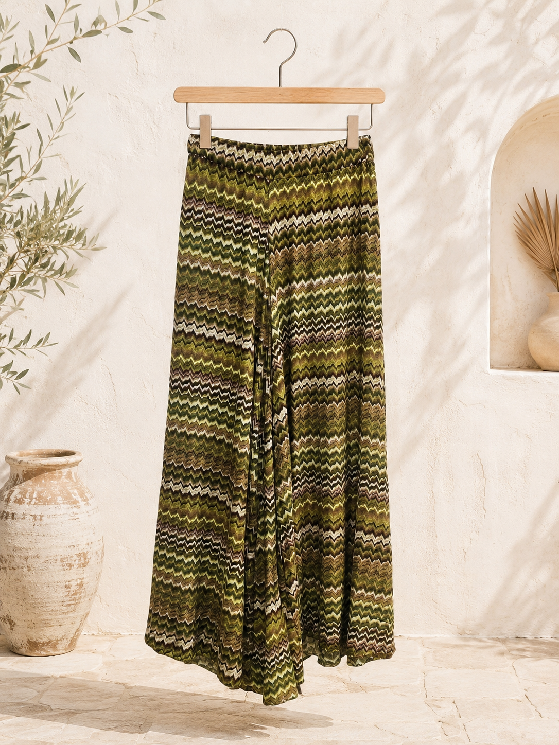 Hosenrock Leandra Zickzack Muster Made in Italy 34-38 Sommerschnapper – vom Umtausch ausgeschlossen