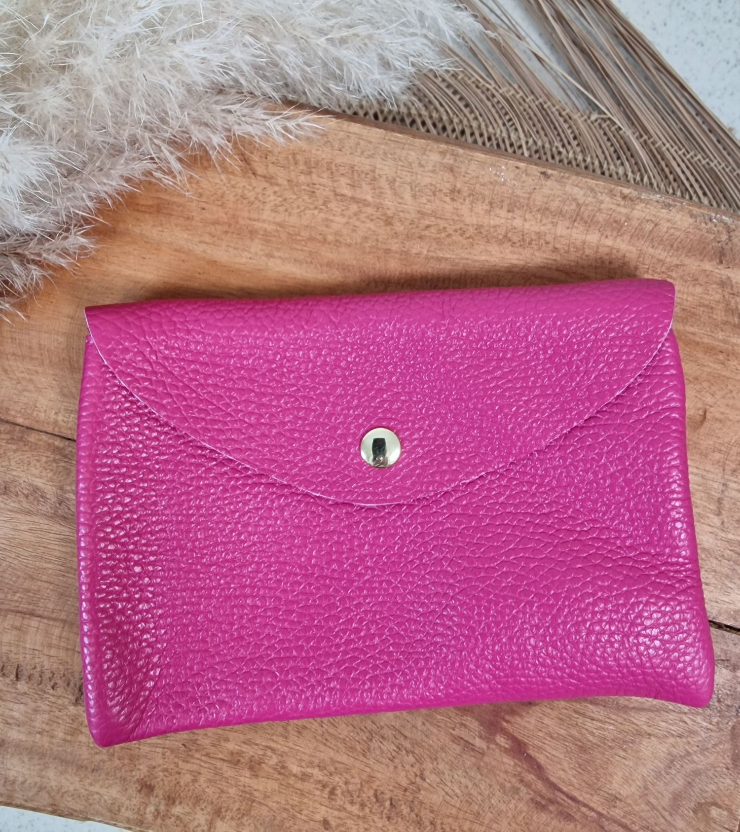 CROSSBODY HANDYTASCHE ROSIE PINK  vera Pelle Made in Italy