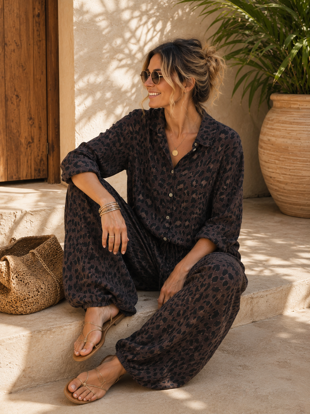 Bluse Musselin Leo Kiano Made in Italy 34-42/44