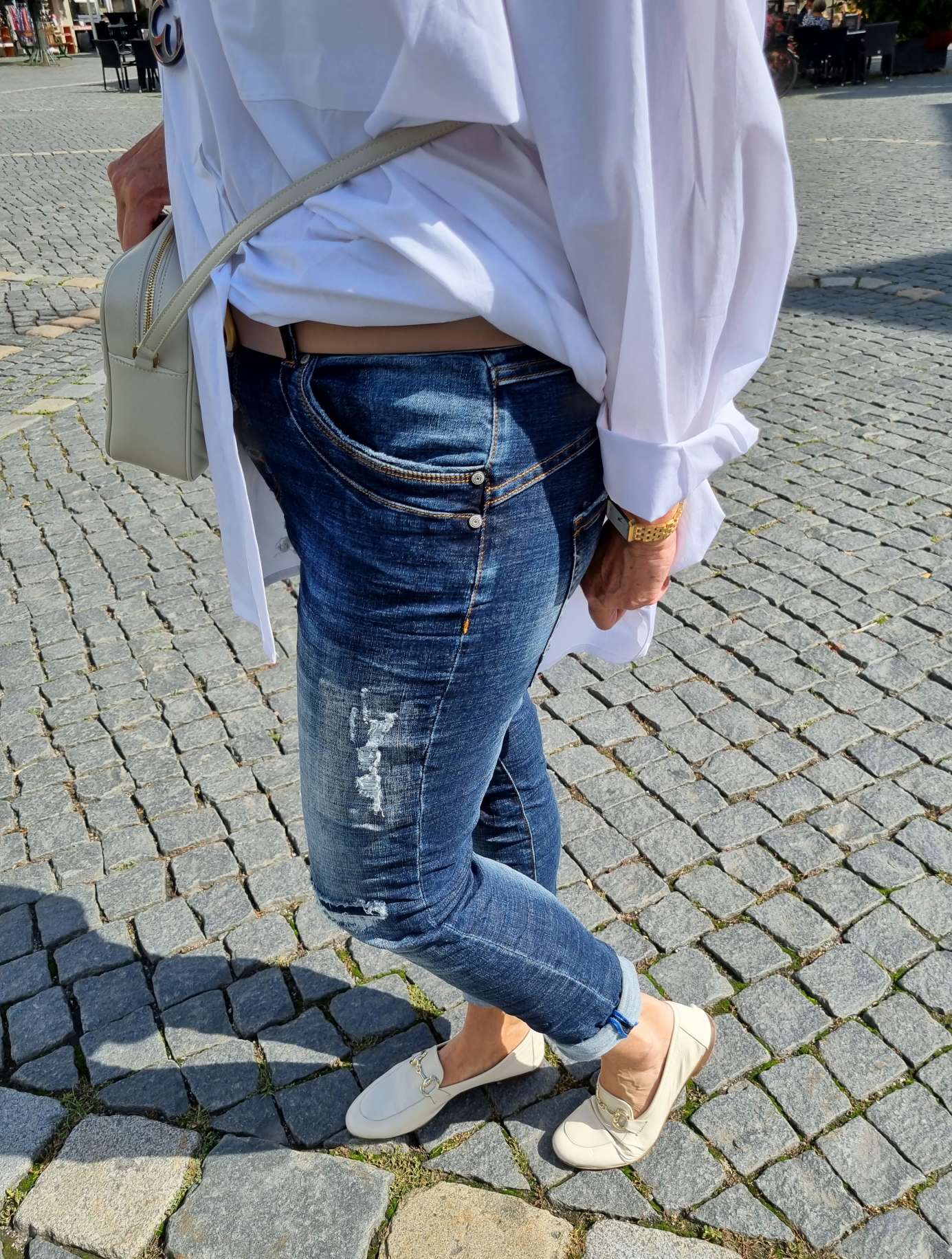 DESTROYED JEANS MARLIE - VARIANTENARTIKEL Basic Denim Hose Skinny Dark Blue Washed out Jogpant DESTROYED JEANS MARLIE - VARIANTENARTIKEL Basic Denim Hose Skinny Dark Blue Washed out Jogpant