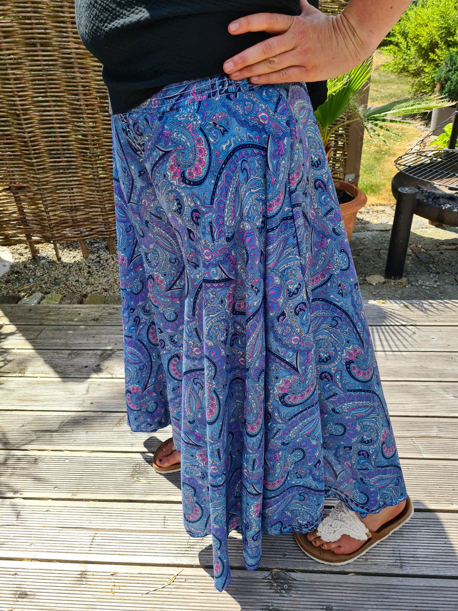 SILK HOSENROCK MALEDIVE BLAU 4 Boho Bohemian Seide Hose Rock Skirt Beach Sommer 34-40/42 SILK HOSENROCK MALEDIVE BLAU 4 Boho Bohemian Seide Hose Rock Skirt Beach Sommer 34-40/42