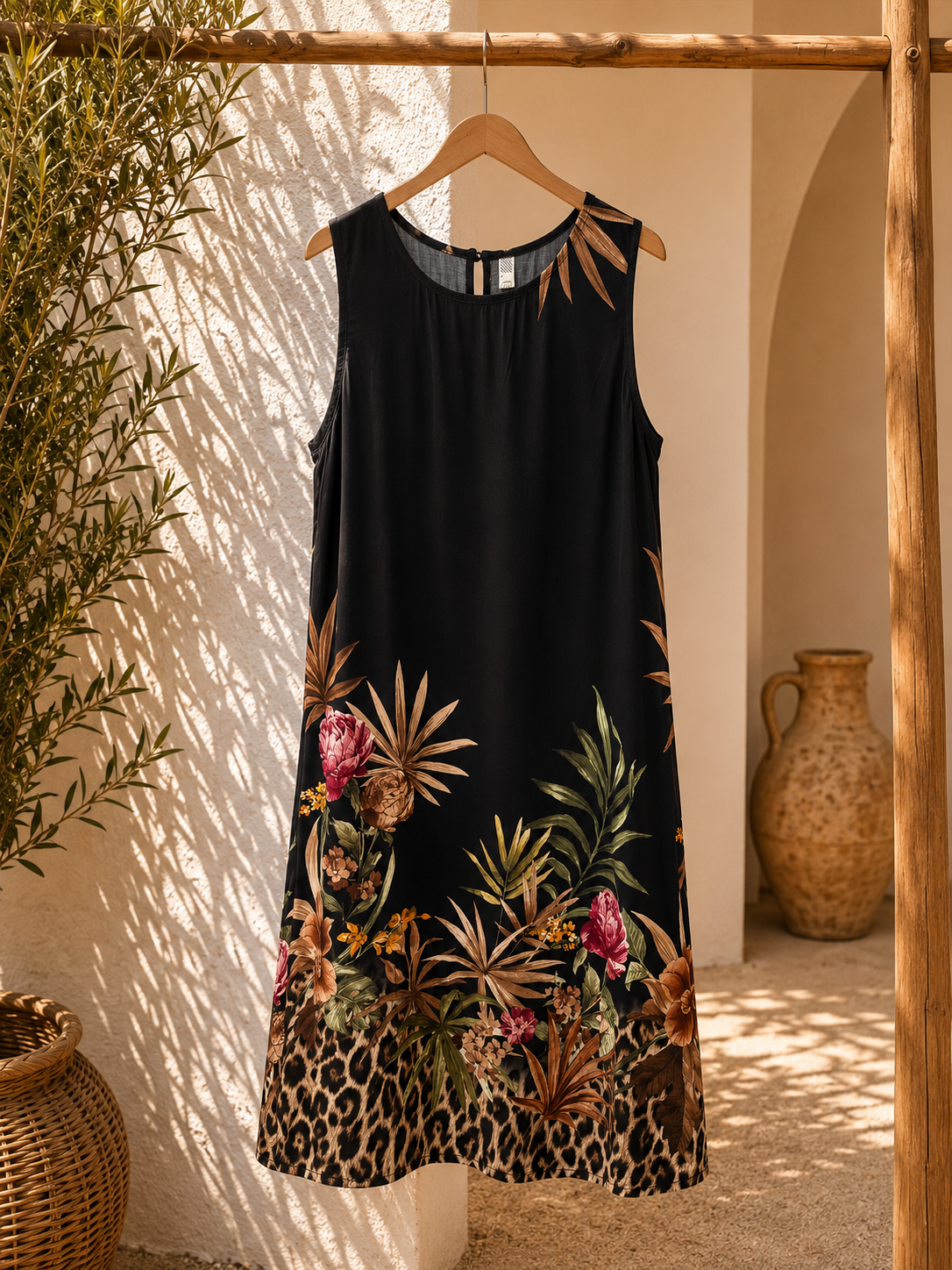 🐆 Kleid Samburu Safari – Made in Italy – Afrikanische Vibes treffen italienischen Chic 🌴Made in Italy 34-42