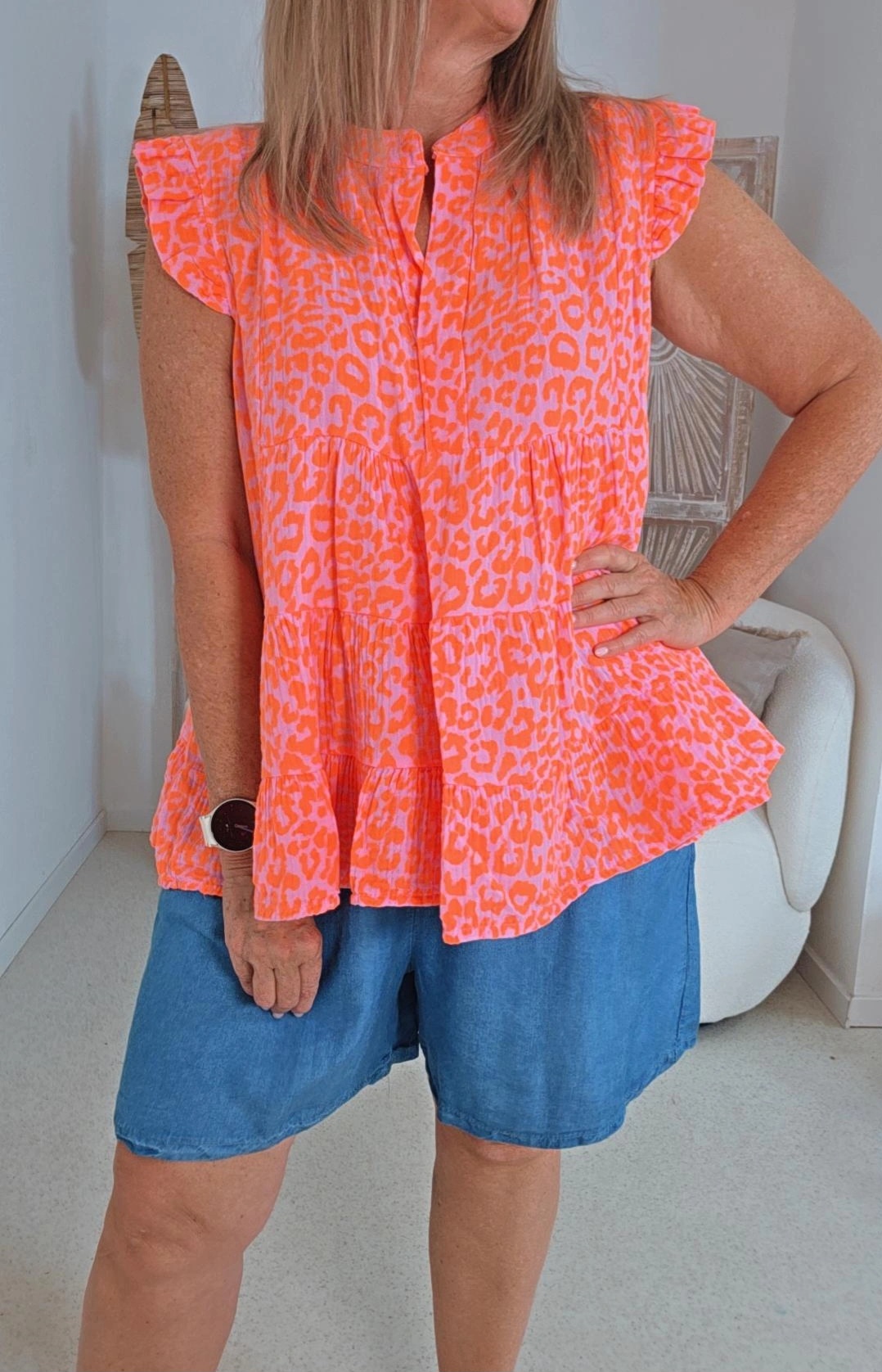 MUSSELIN BASIC SHIRT BETTINA LEO  Made in Italy 34-40/42