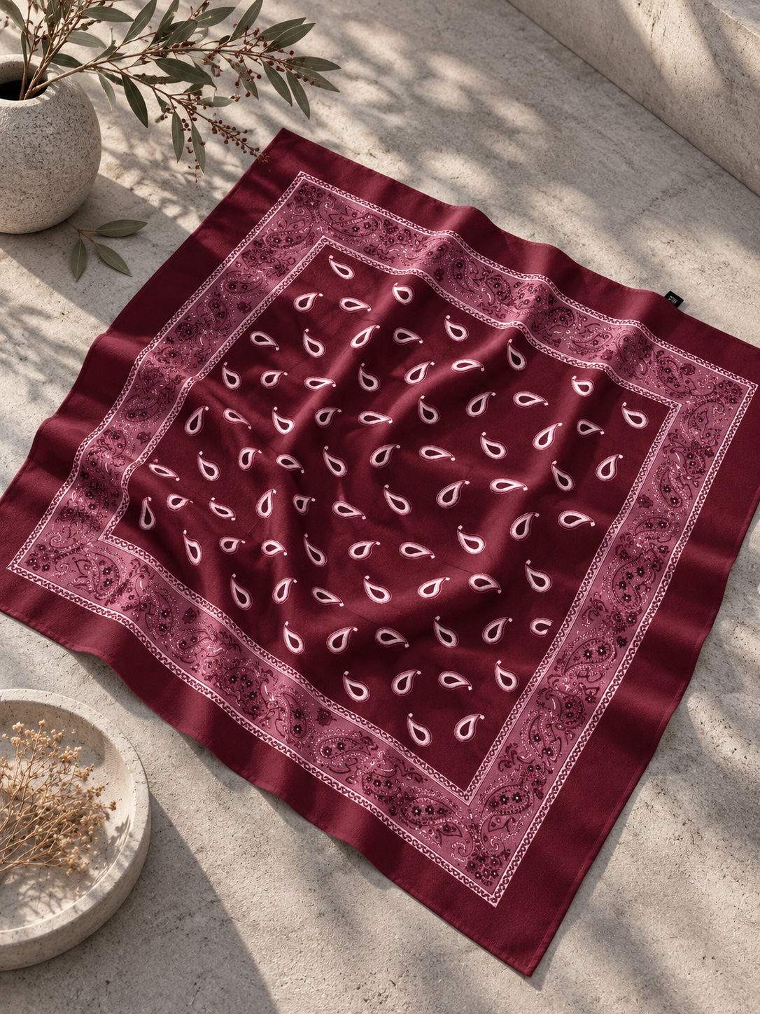 Bandana Tuch – Paisley-Look I T0168 I  Made in Italy