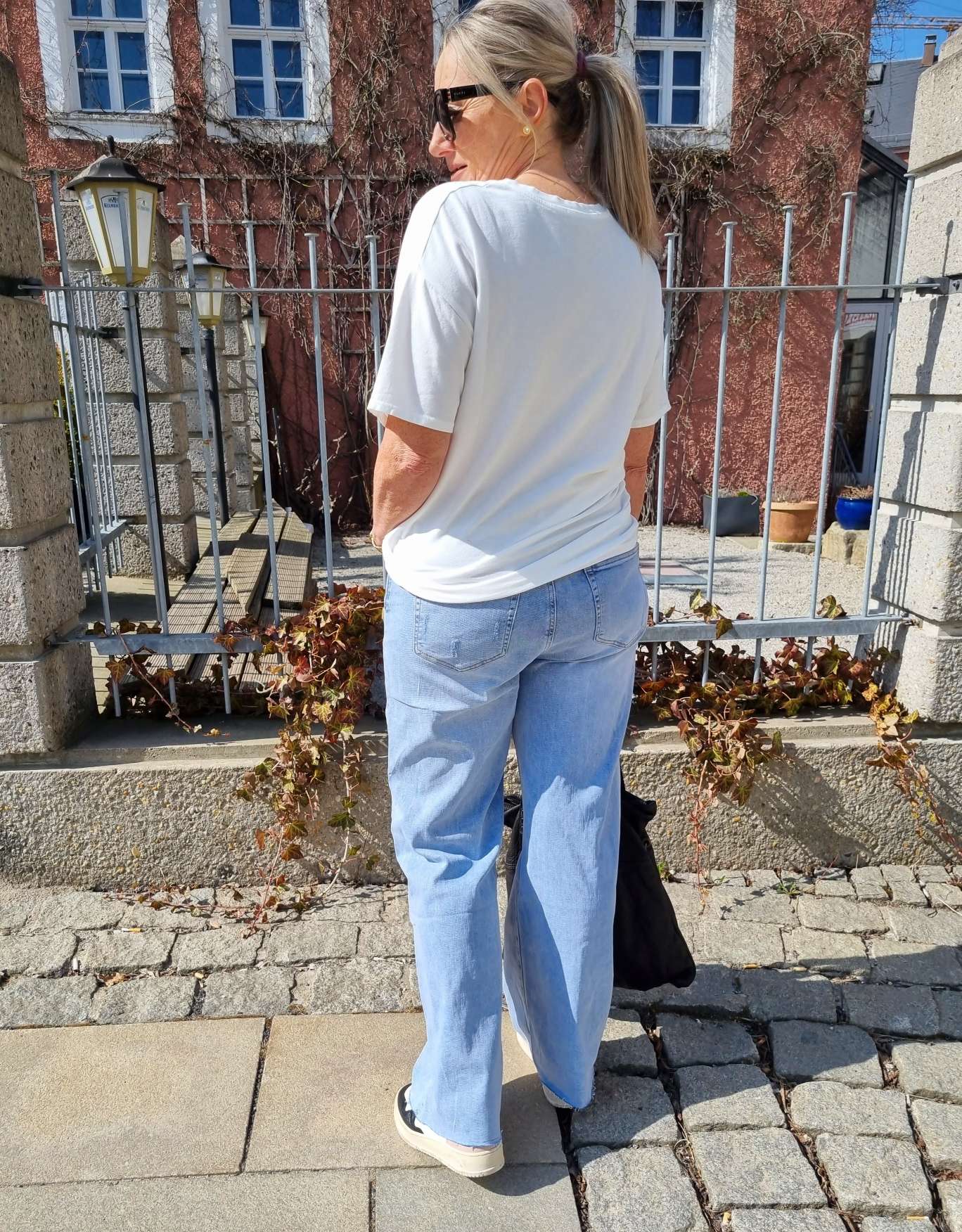 MARLENE JEANS ALEX - VARIANTENARTIKEL Denim Schlag Hose blue MARLENE JEANS ALEX - VARIANTENARTIKEL Denim Schlag Hose blue