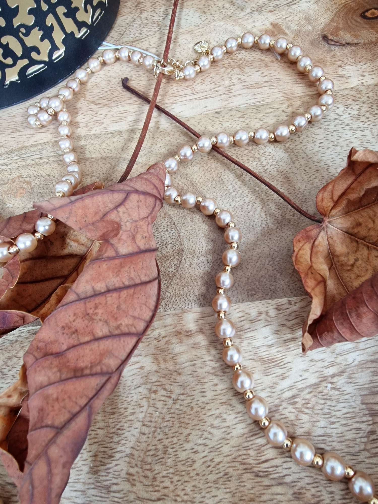 NECKLESS LA PERLA Lange Kette Kunstperle Halskette Italy Style versch. Farben NECKLESS LA PERLA Lange Kette Kunstperle Halskette Italy Style versch. Farben
