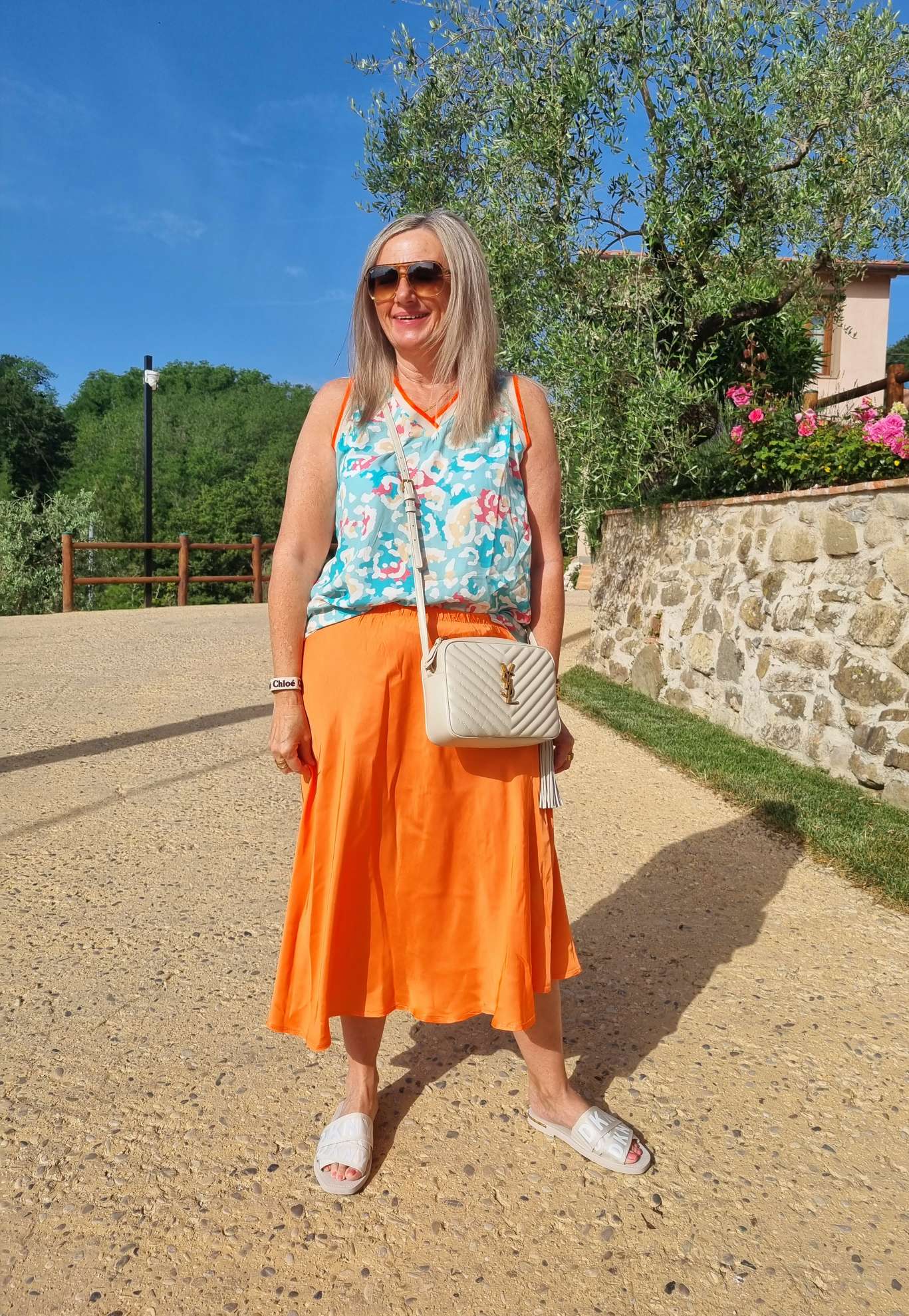 EDLER SATIN SKIRT SABRINA ORANGE Silk Seiden Mix Rock Made in Italy 34-40/42 EDLER SATIN SKIRT SABRINA ORANGE Silk Seiden Mix Rock Made in Italy 34-40/42